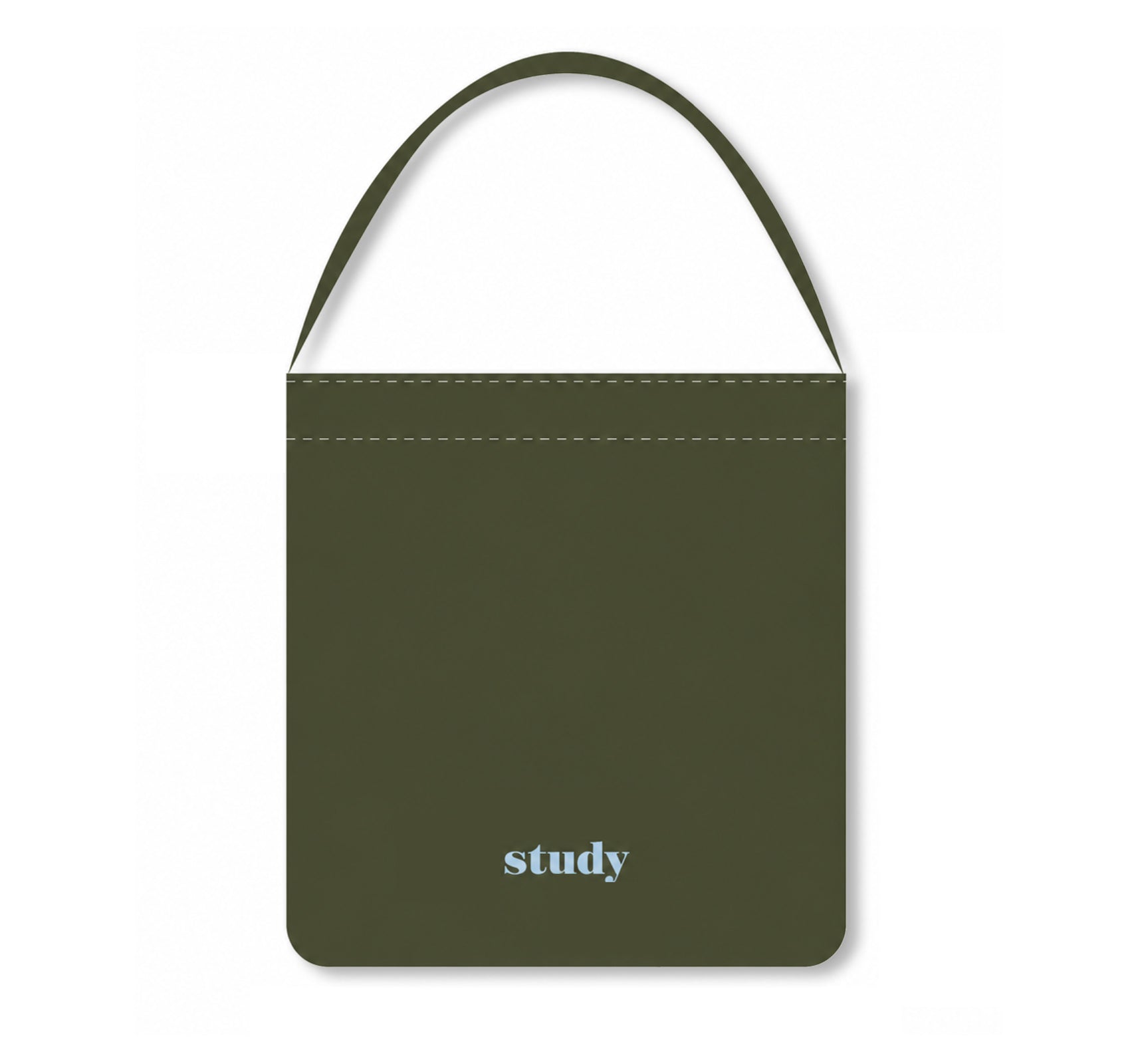 STUDY TOTE BAG (ARMY GREEN)
