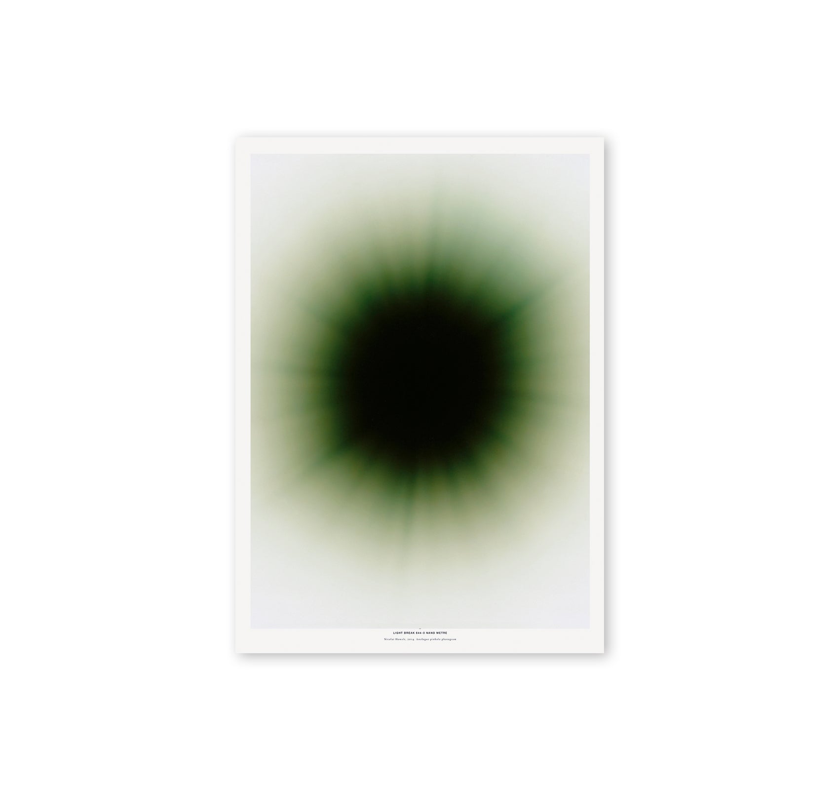 LIGHT BREAK 561-0 NANOMETRE (POSTER) by Nicolai Howalt [SIGNED]