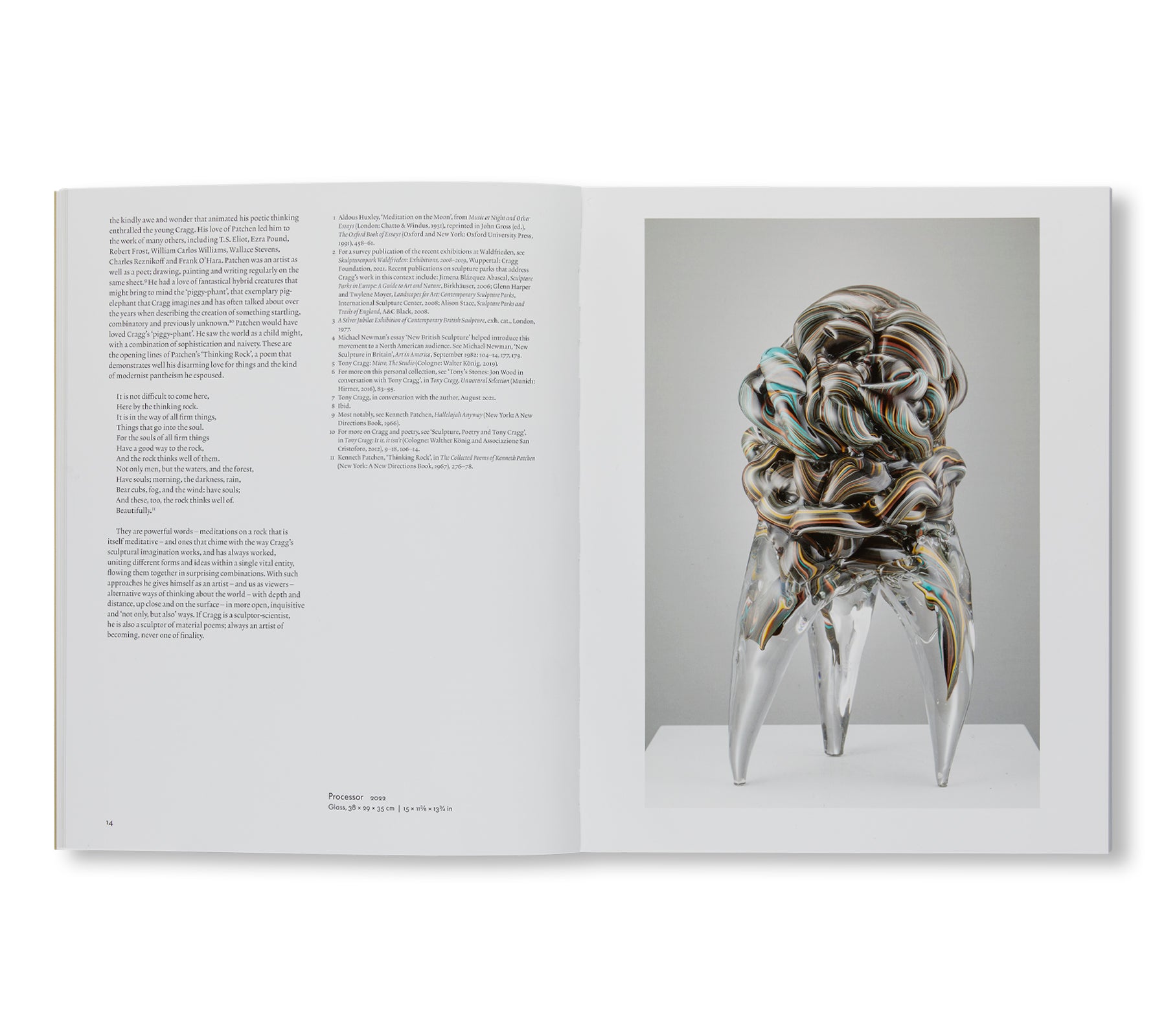 SCULPTURES AND WORKS ON PAPER by Tony Cragg