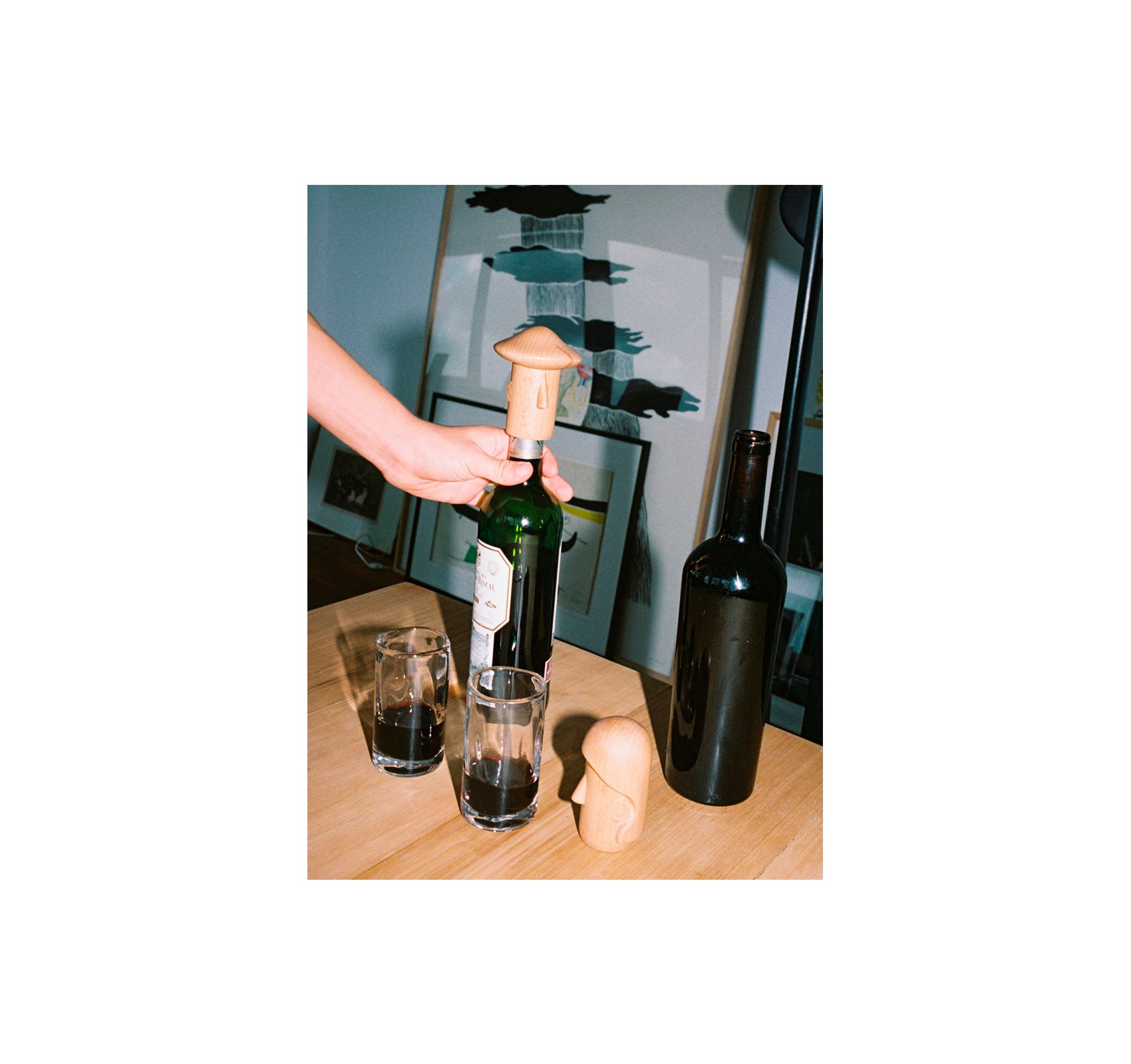 KLAS ERNFLO’S WINE STOPPER ‘BUDDY’ by Klas Ernflo
