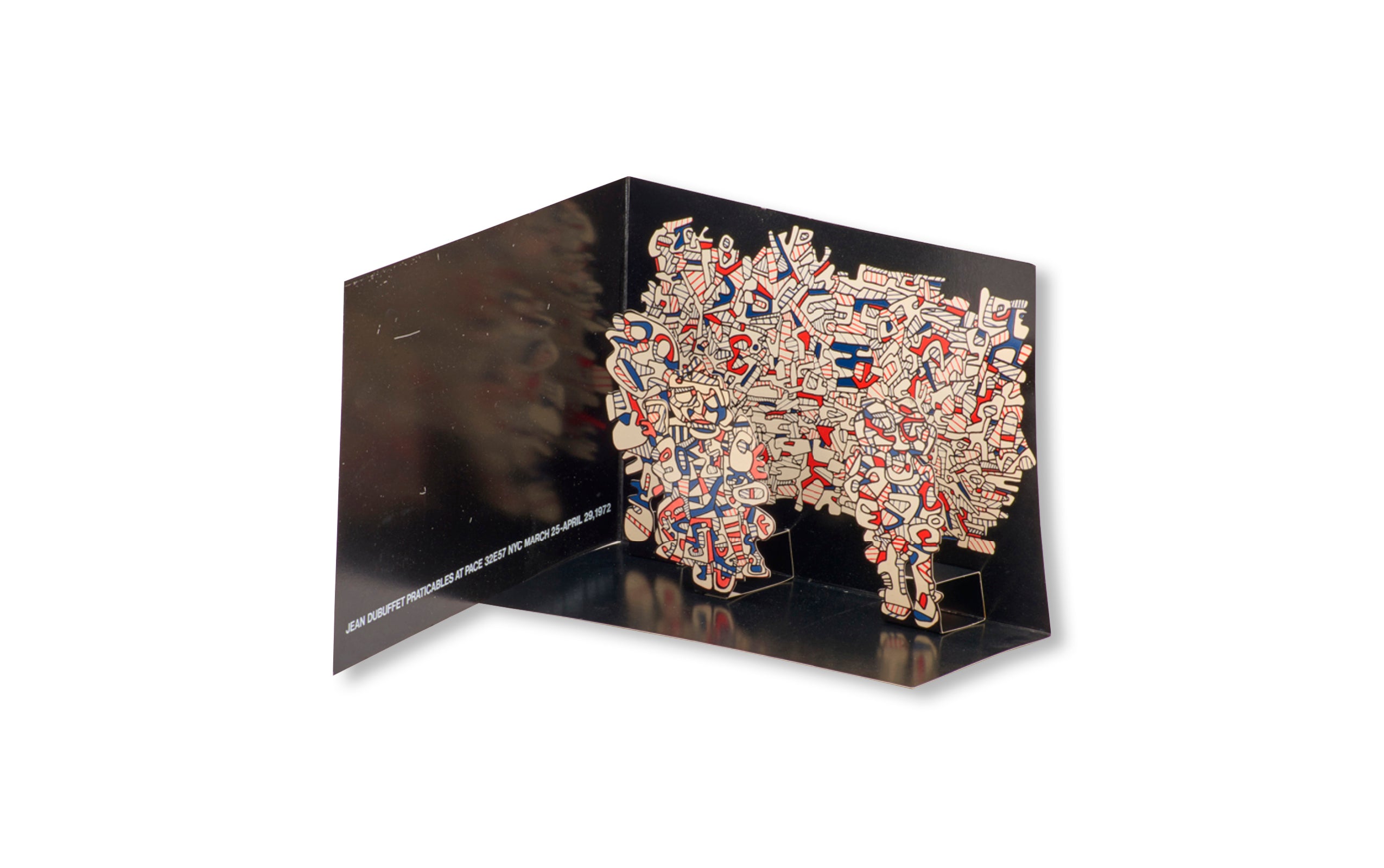 JEAN DUBUFFET: PRATICABLES - INVITATION by Jean Dubuffet