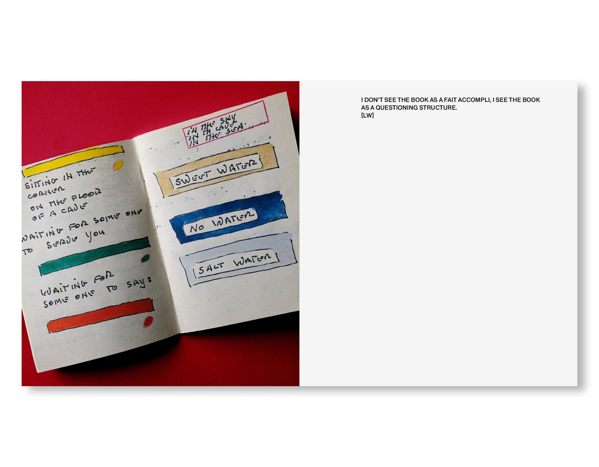ART IN BOOKFORM OF LAWRENCE WEINER 1973-2021 by Lawrence Weiner