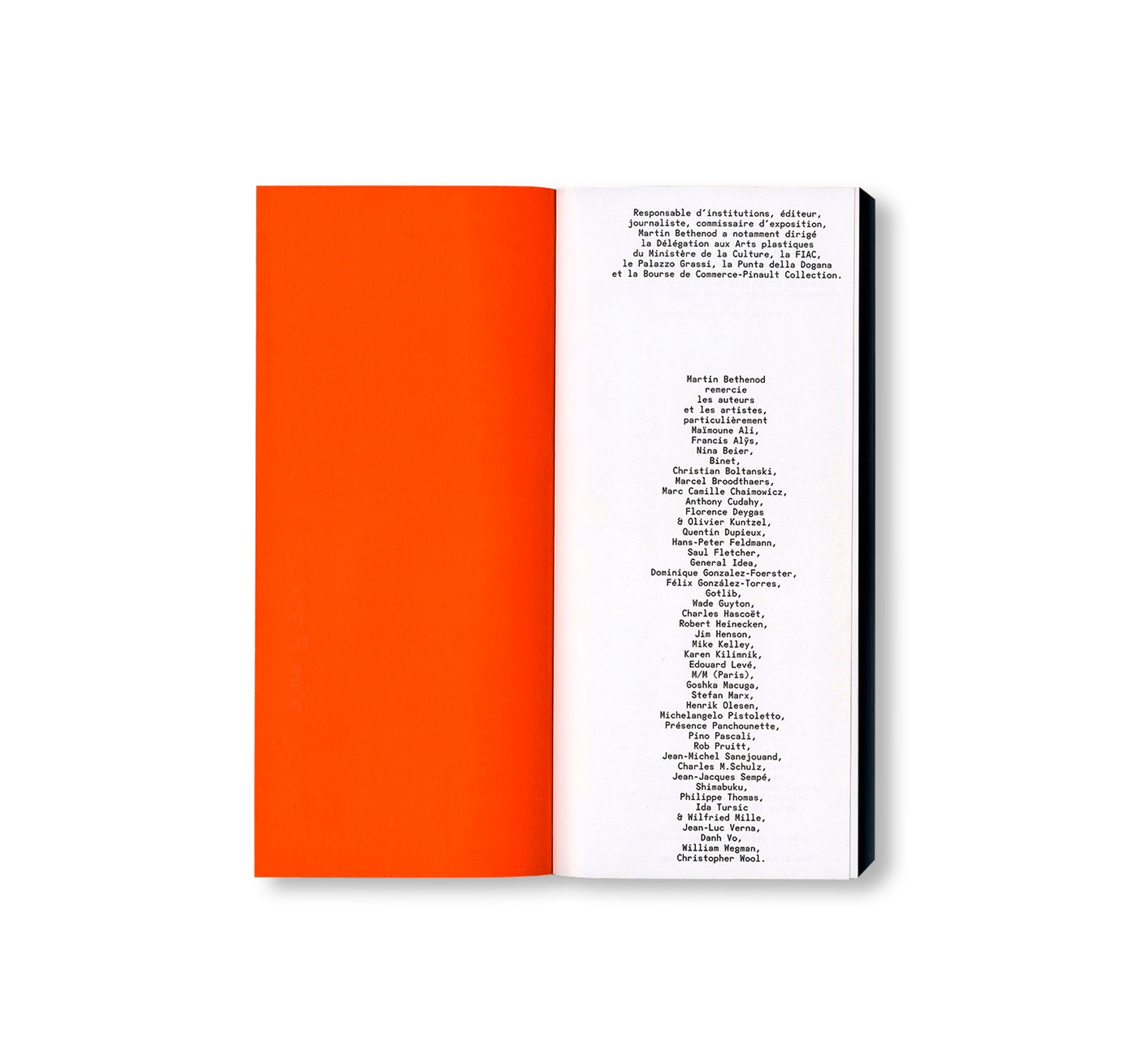RIEN DE PERSONNEL by Martin Bethenod