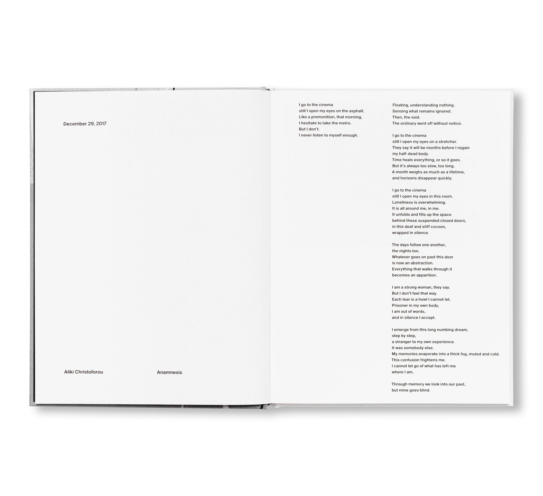 ANAMNESIS by Aliki Christoforou