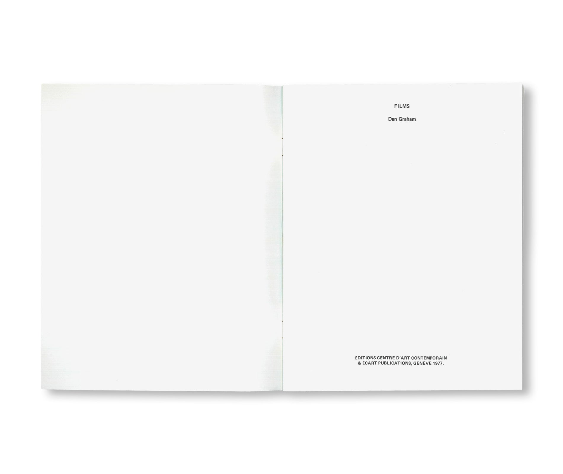 FILMS by Dan Graham [SECOND EDITION]