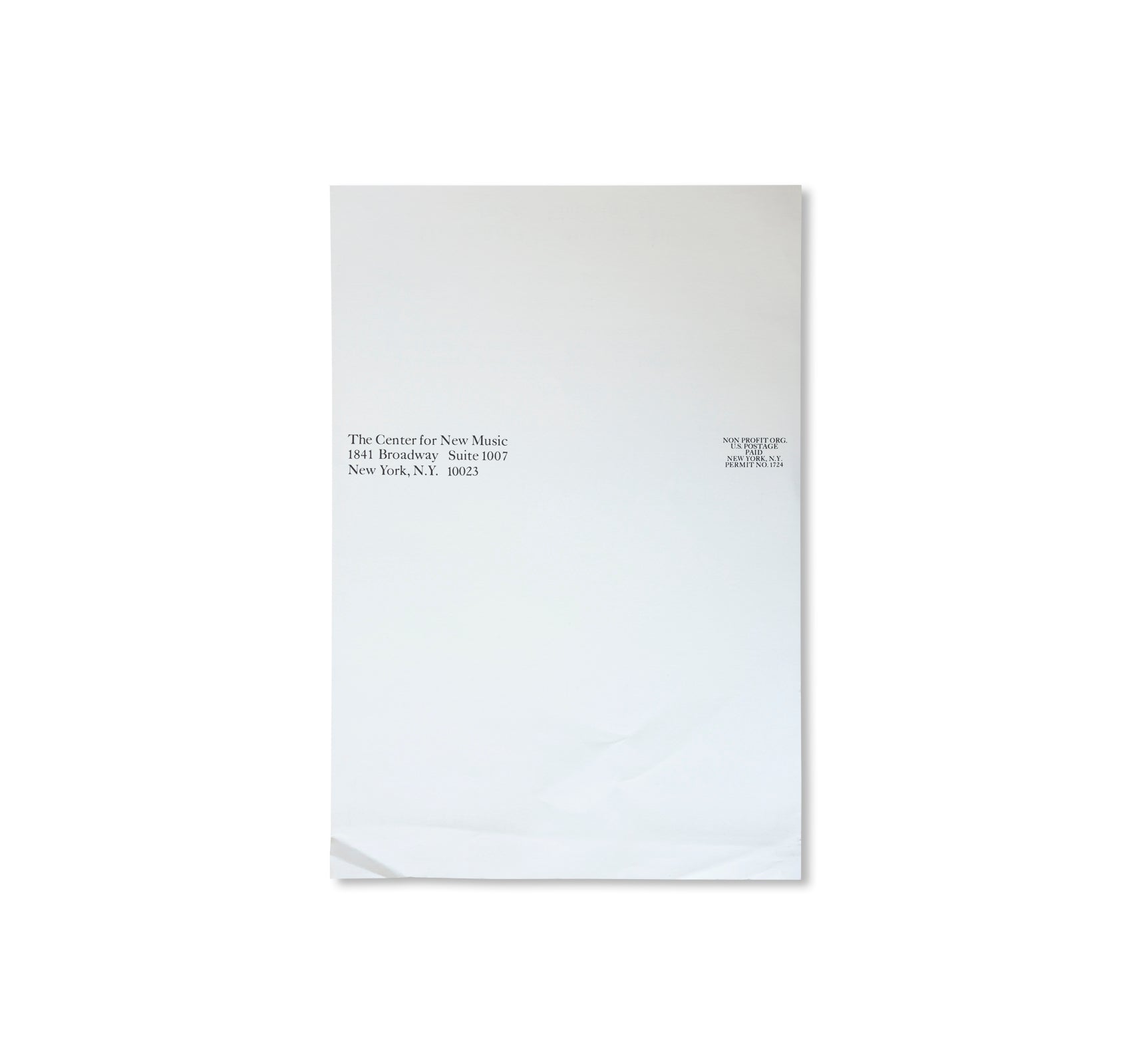 SQUARE DANCE TO STEVE REICH'S PHASE PATTERNS - INVITATION (1973) by Laura Dean, Steve Reich