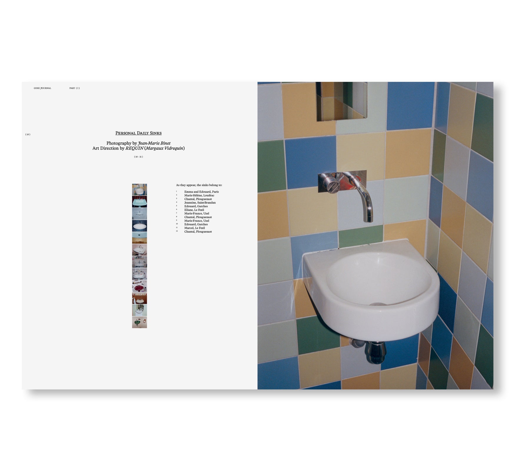 COSE JOURNAL ISSUE III / SINK