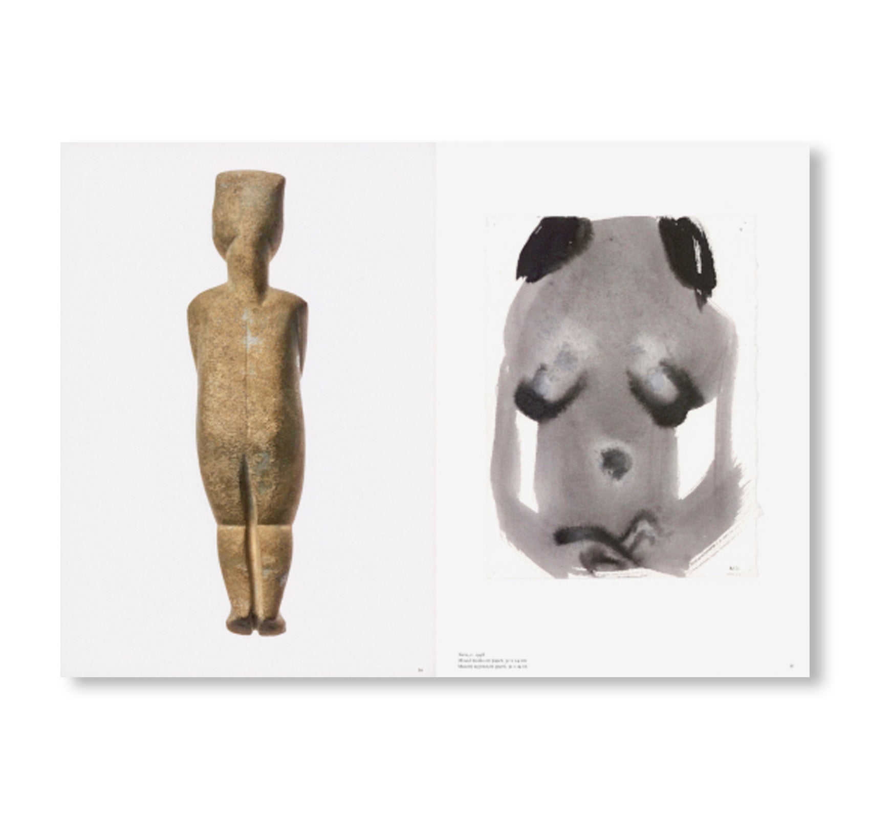 CYCLADIC BLUES AT THE CYCLADIC by Marlene Dumas