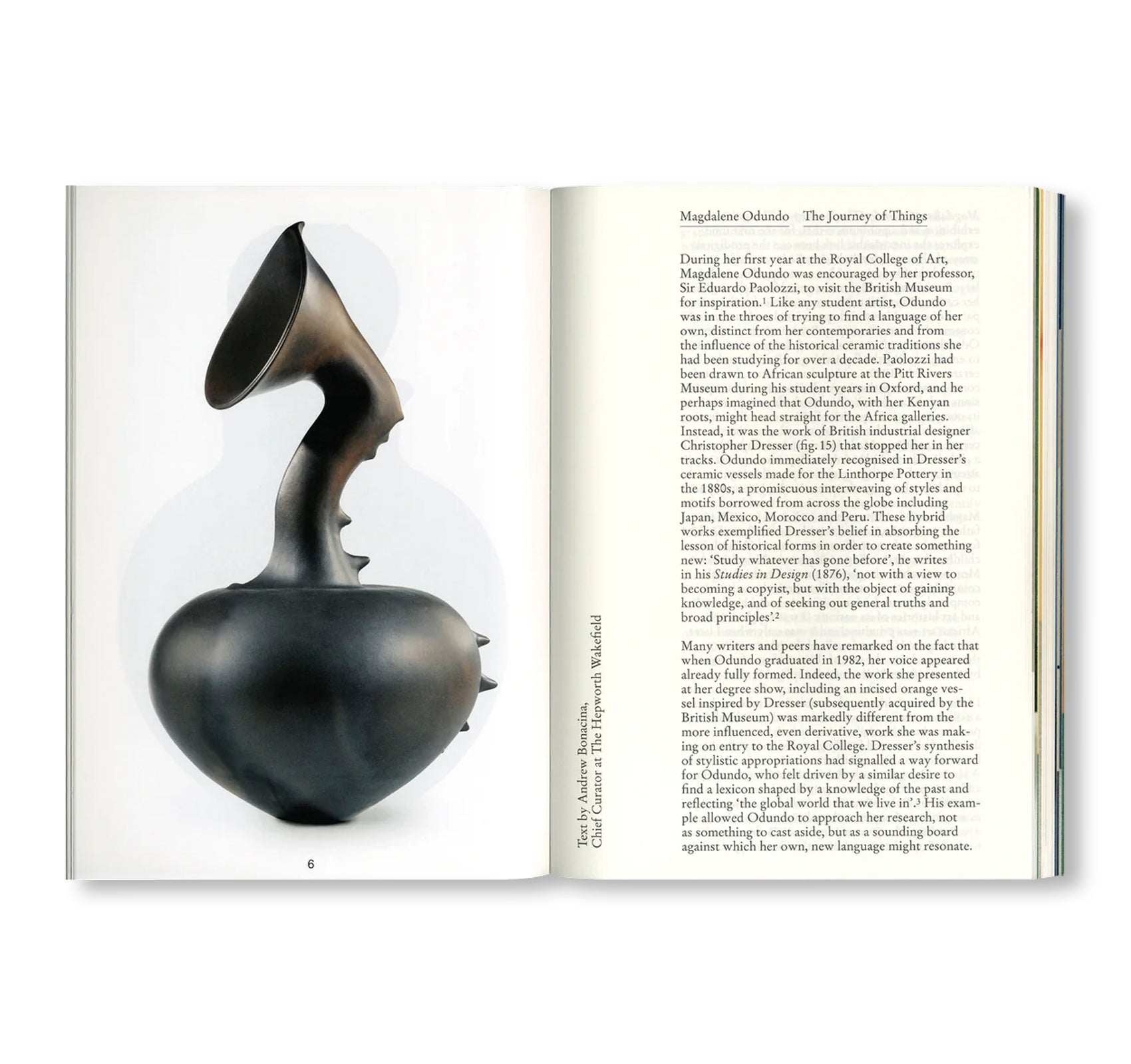 THE JOURNEY OF THINGS by Magdalene Odundo [FOURTH PRINTING]