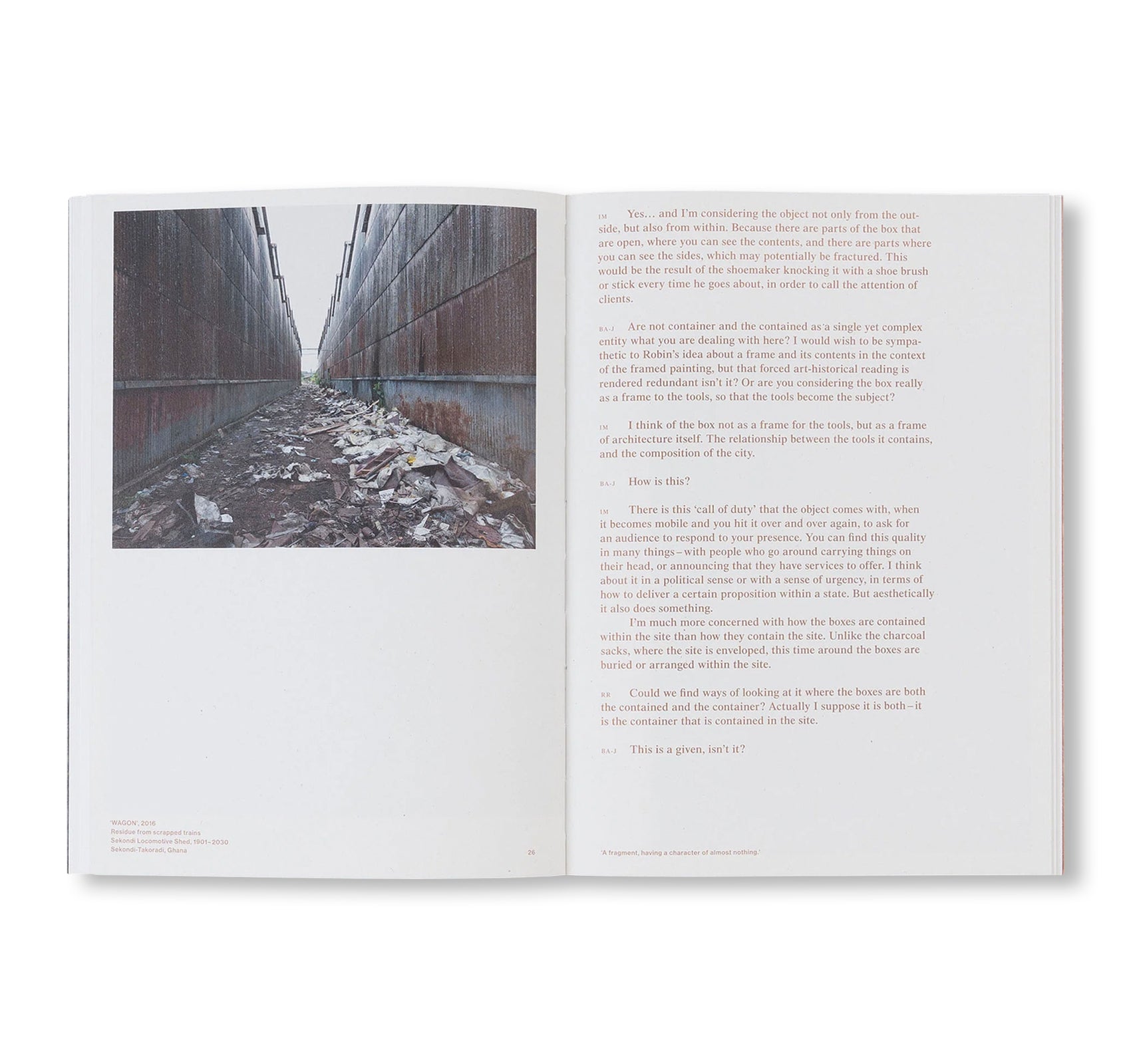 INSIDE THE WHITE CUBE by Ibrahim Mahama