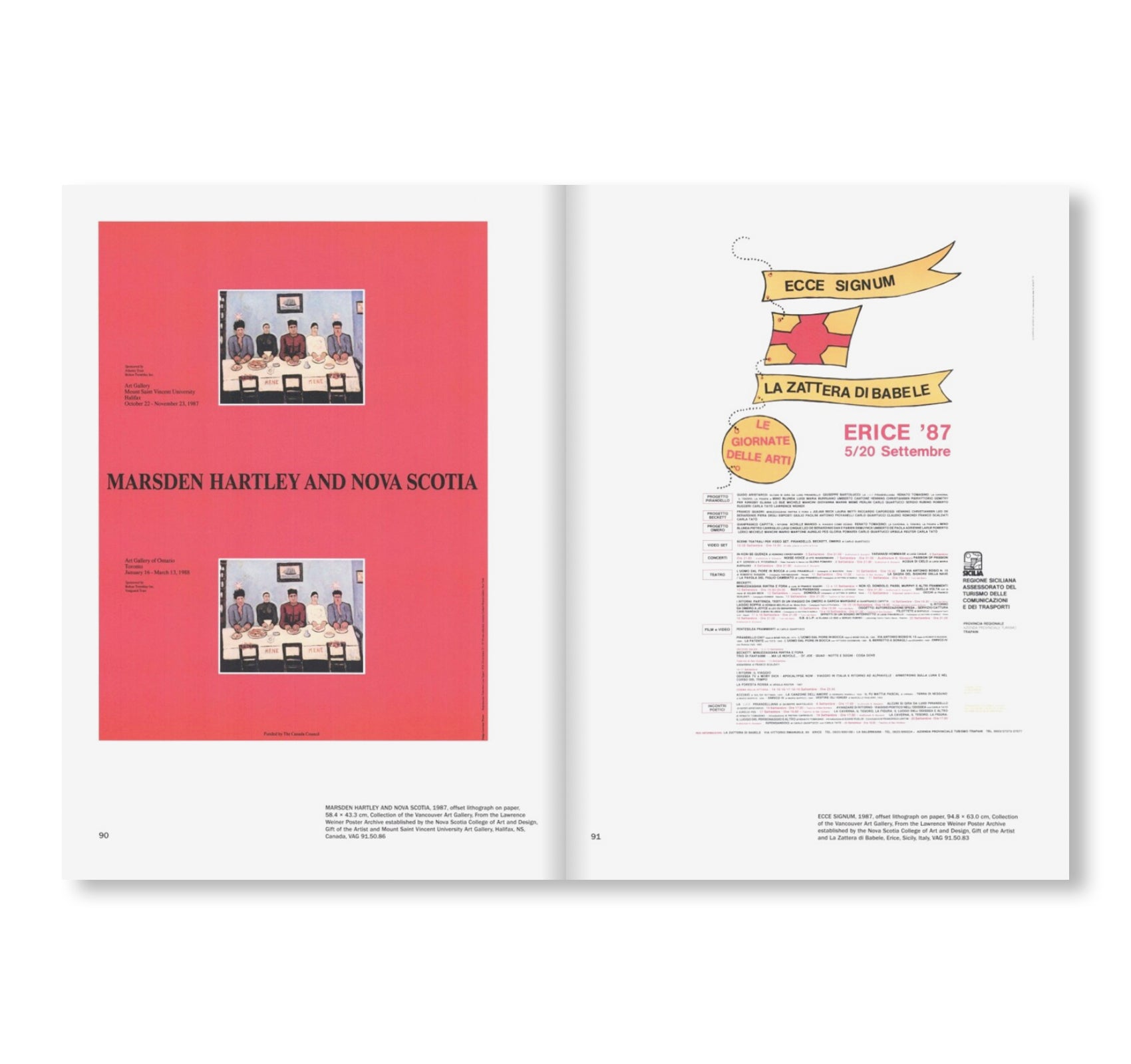 OF & ABOUT POSTERS: THE LAWRENCE WEINER POSTER ARCHIVE (1965-2021) by Lawrence Weiner