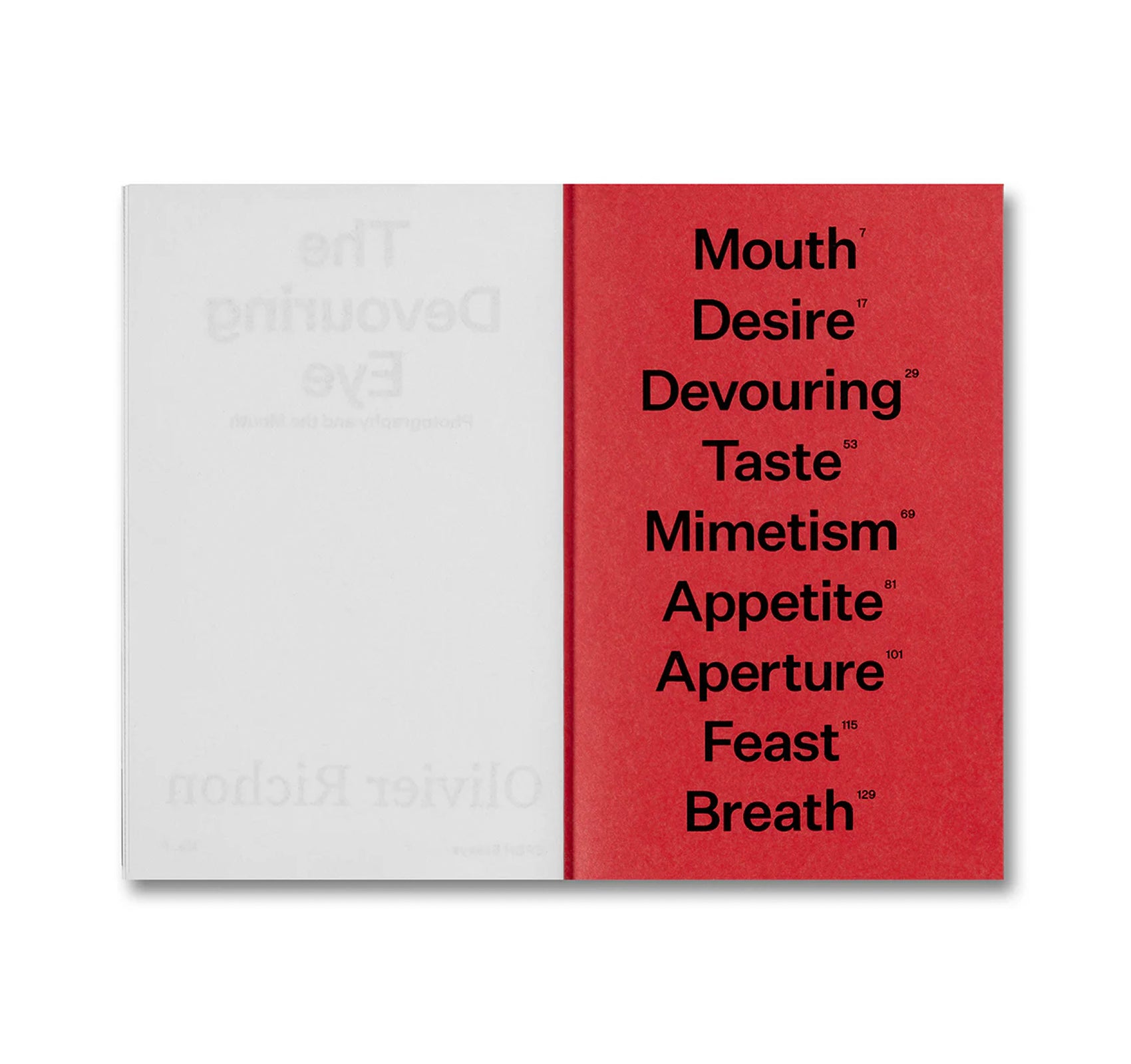 THE DEVOURING EYE: PHOTOGRAPHY AND THE MOUTH by Olivier Richon