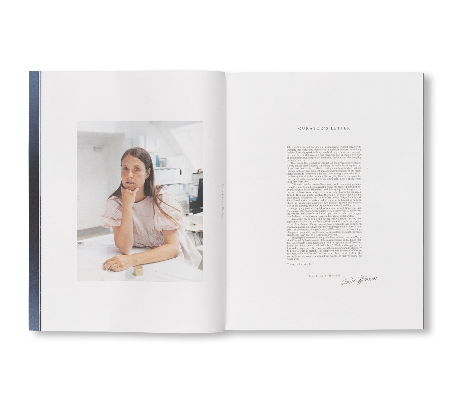 A MAGAZINE CURATED BY CECILIE BAHNSEN