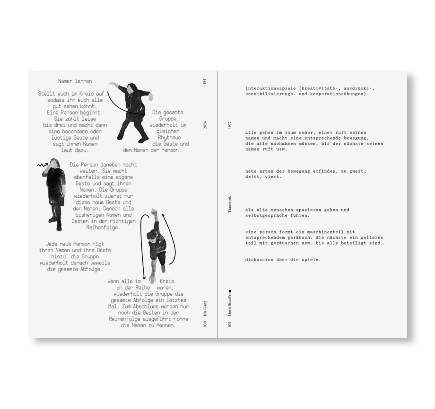 DORIS STAUFFER SOURCE BOOK - IDEEN FÜR EINE KOLLEKTIVE KUNSTPRAXIS by Doris Stauffer [GERMAN EDITION]