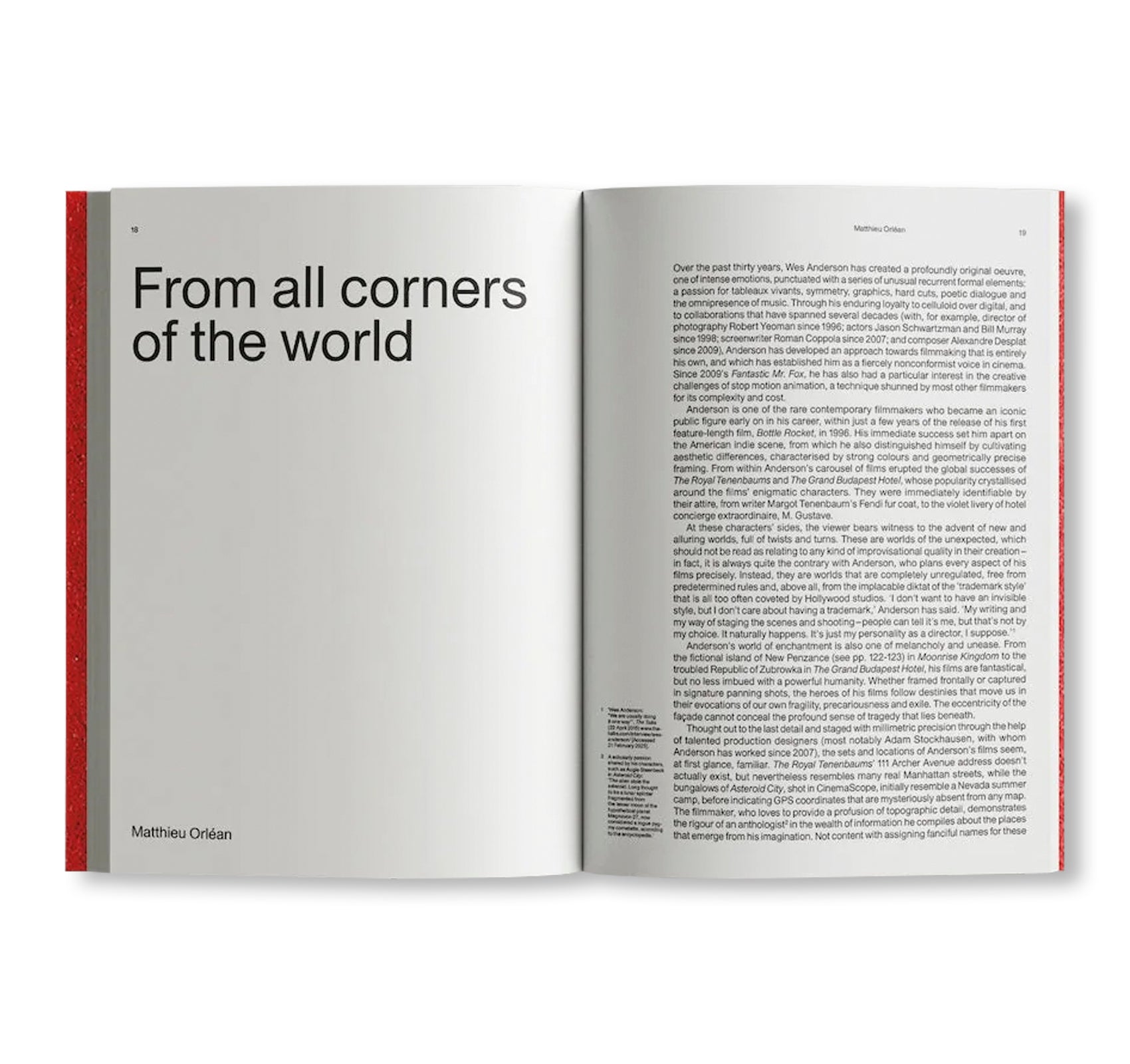 THE ARCHIVES by Wes Anderson