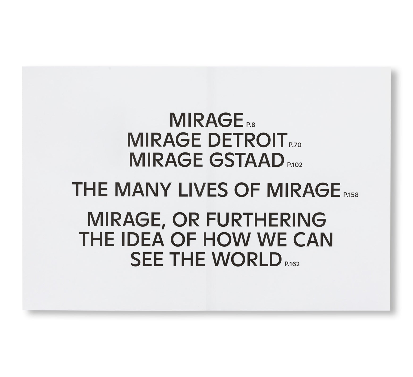 MIRAGE by Doug Aitken [SPECIAL EDITION]