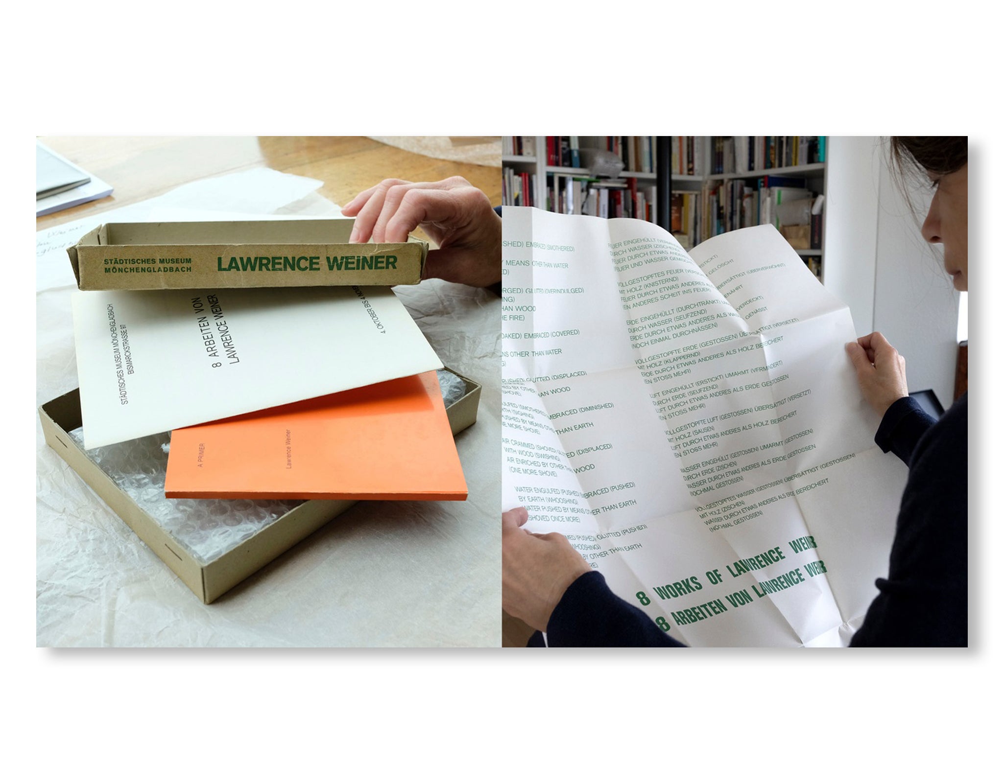 ART IN BOOKFORM OF LAWRENCE WEINER 1973-2021 by Lawrence Weiner