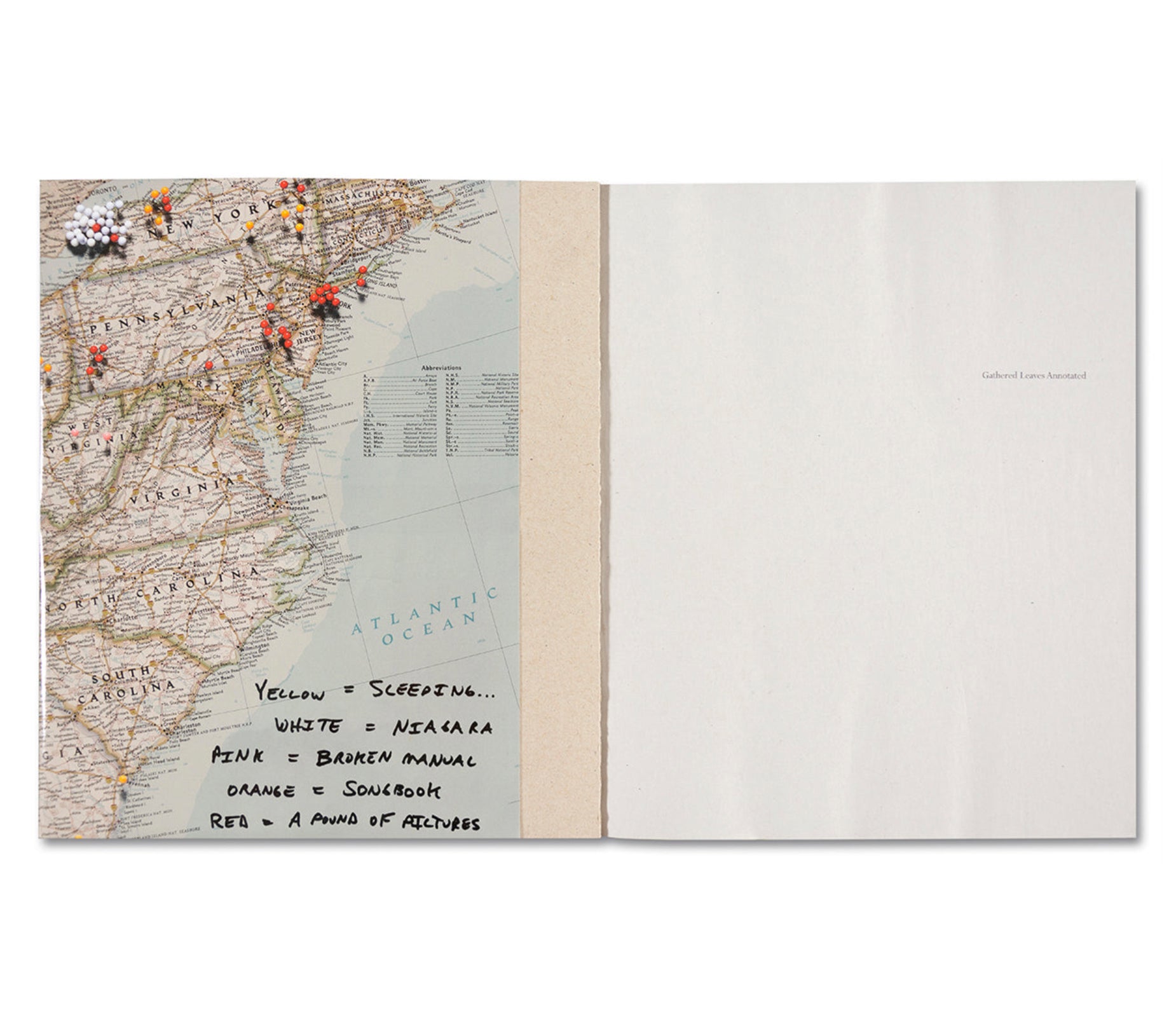 GATHERED LEAVES ANNOTATED by Alec Soth