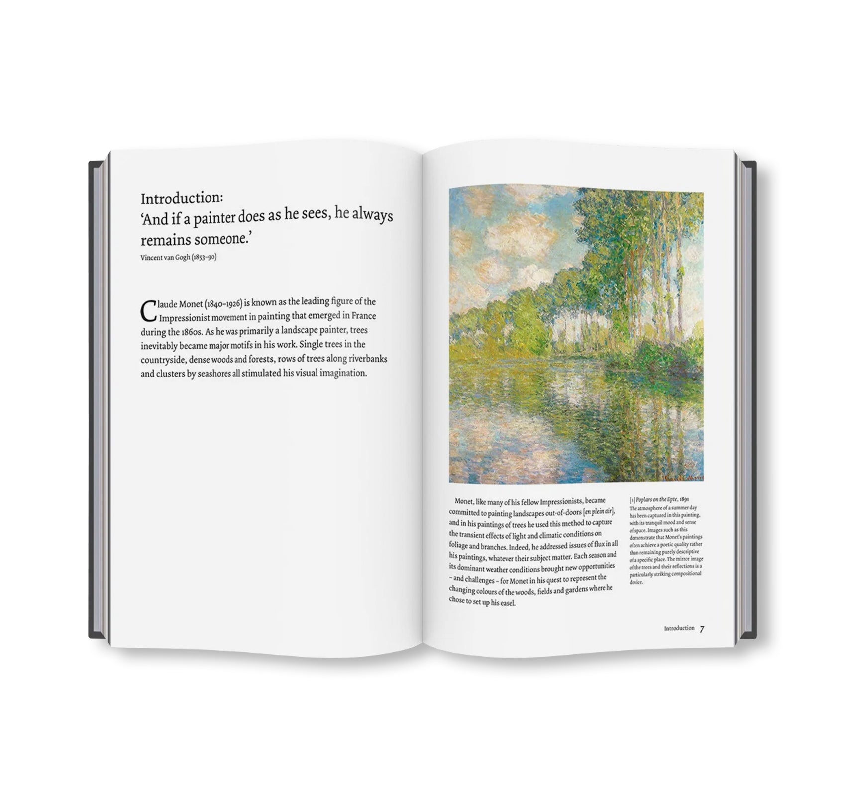 MONET'S: TREES PAINTINGS AND DRAWINGS BY CLAUDE MONET by Ralph Skea