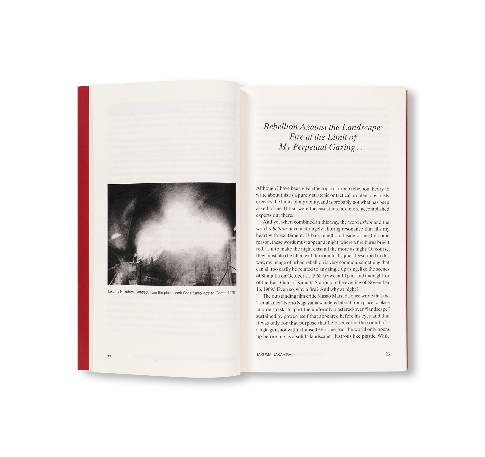 AT THE LIMITS OF THE GAZE: SELECTED WRITINGS BY TAKUMA NAKAHIRA by Takuma Nakahira