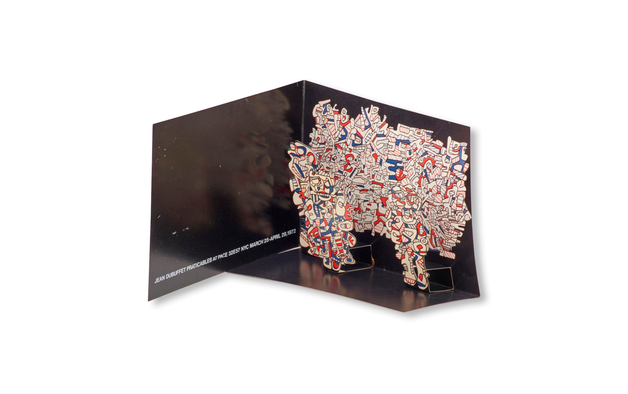 JEAN DUBUFFET: PRATICABLES - INVITATION by Jean Dubuffet