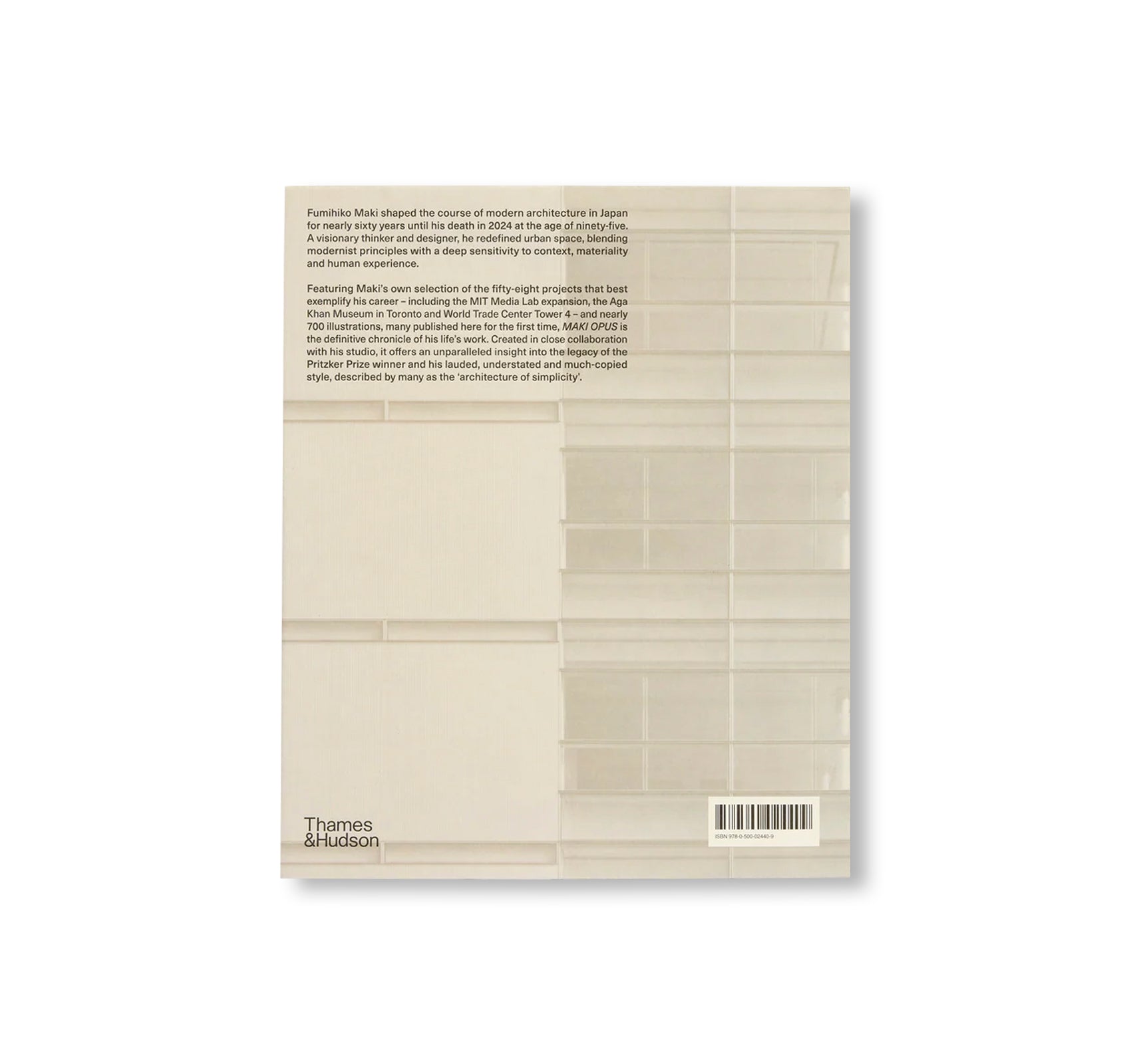 MAKI OPUS by Fumihiko Maki