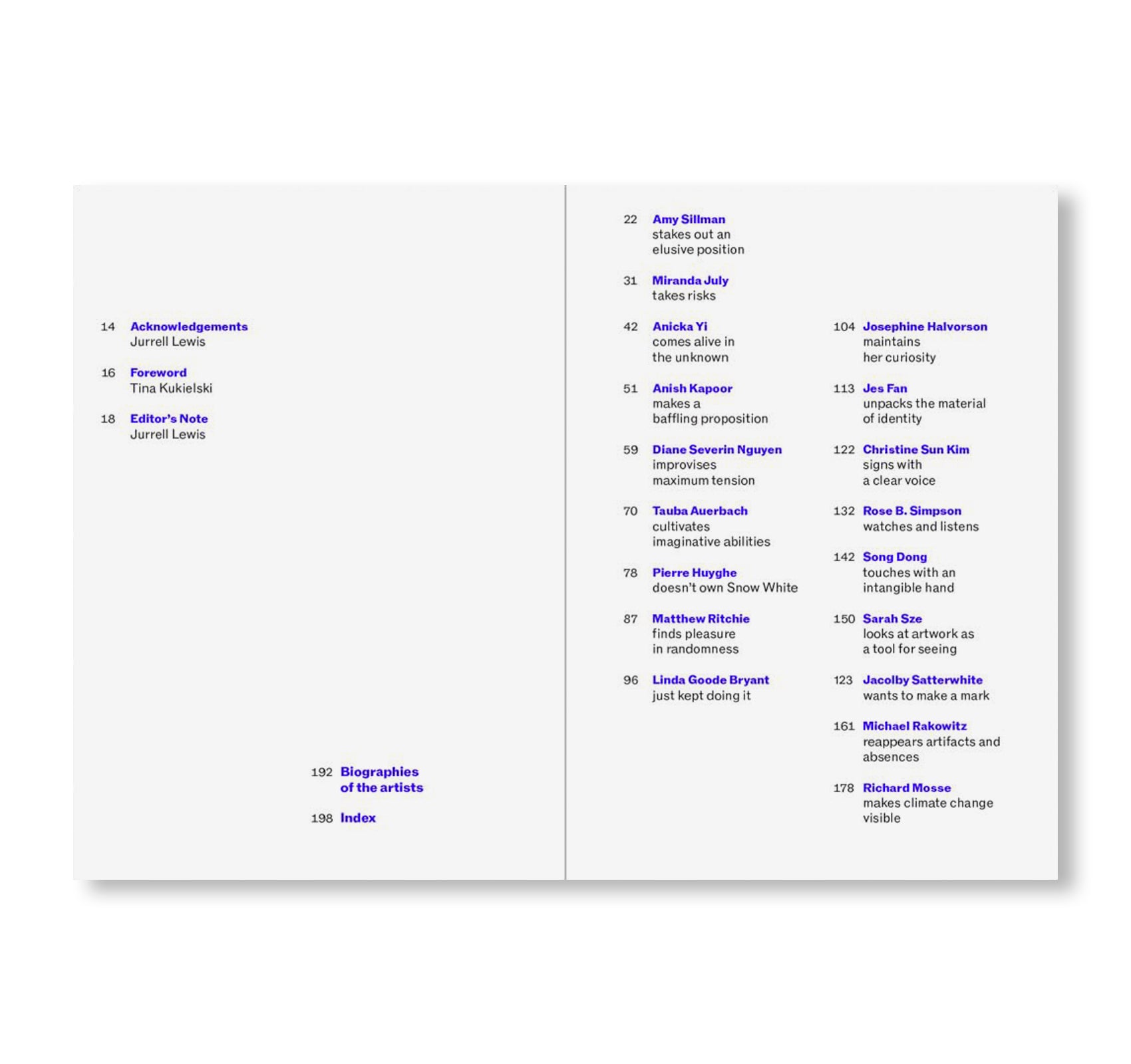 ARTISTS & THE UNKNOWN: ART21 INTERVIEWS WITH ARTISTS