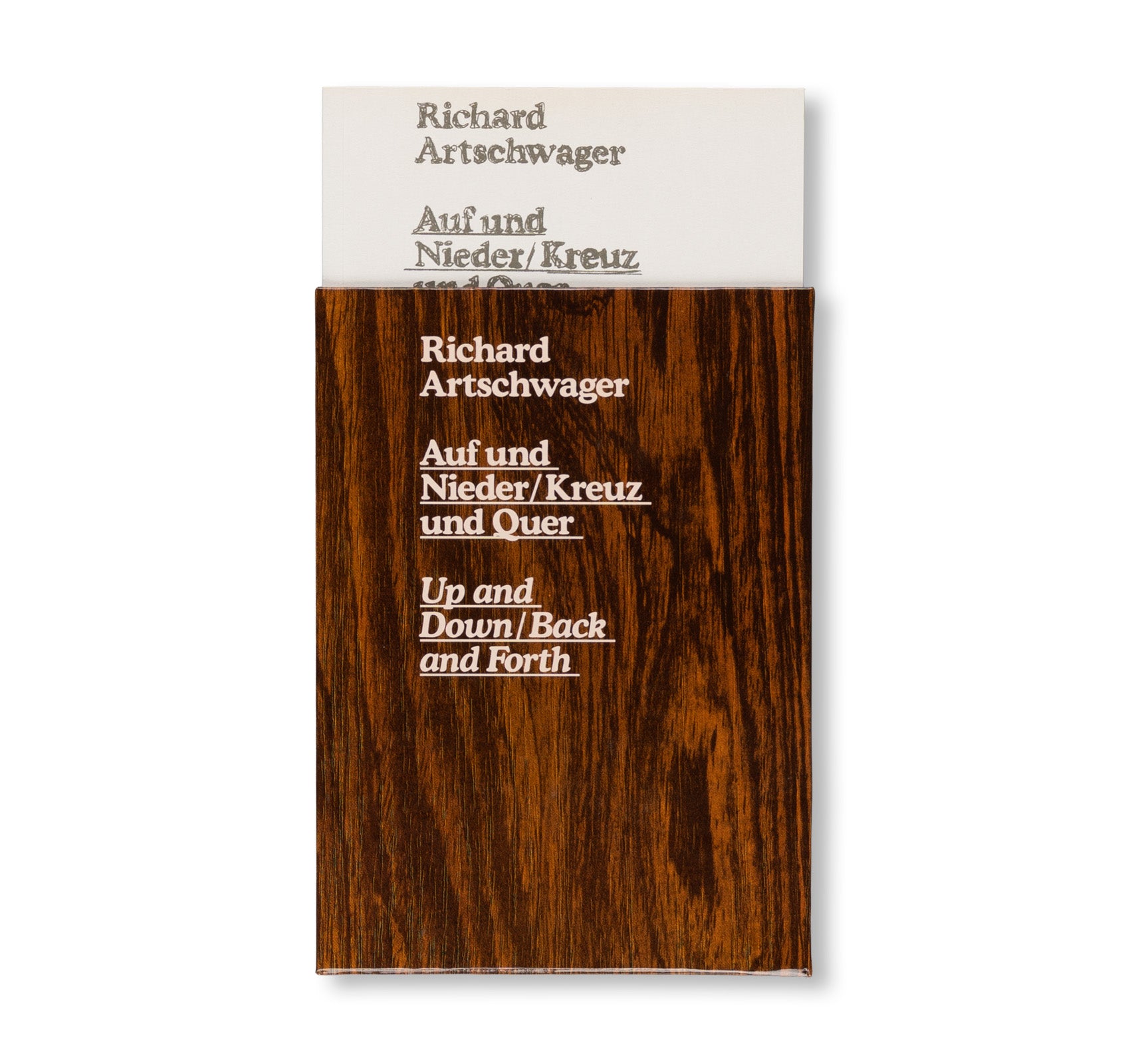 UP AND DOWN / BACK AND FORTH by Richard Artschwager