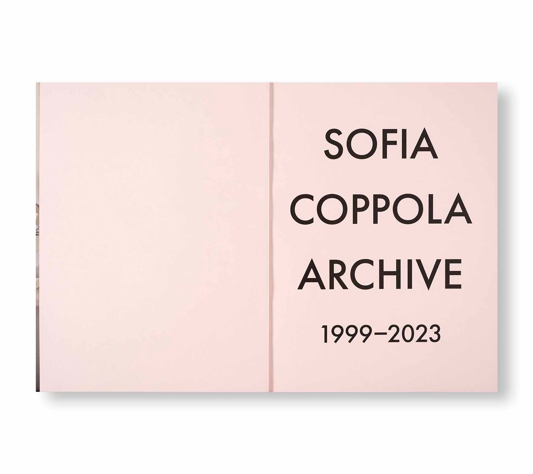 ARCHIVE by Sofia Coppola [SPECIAL EDITION]