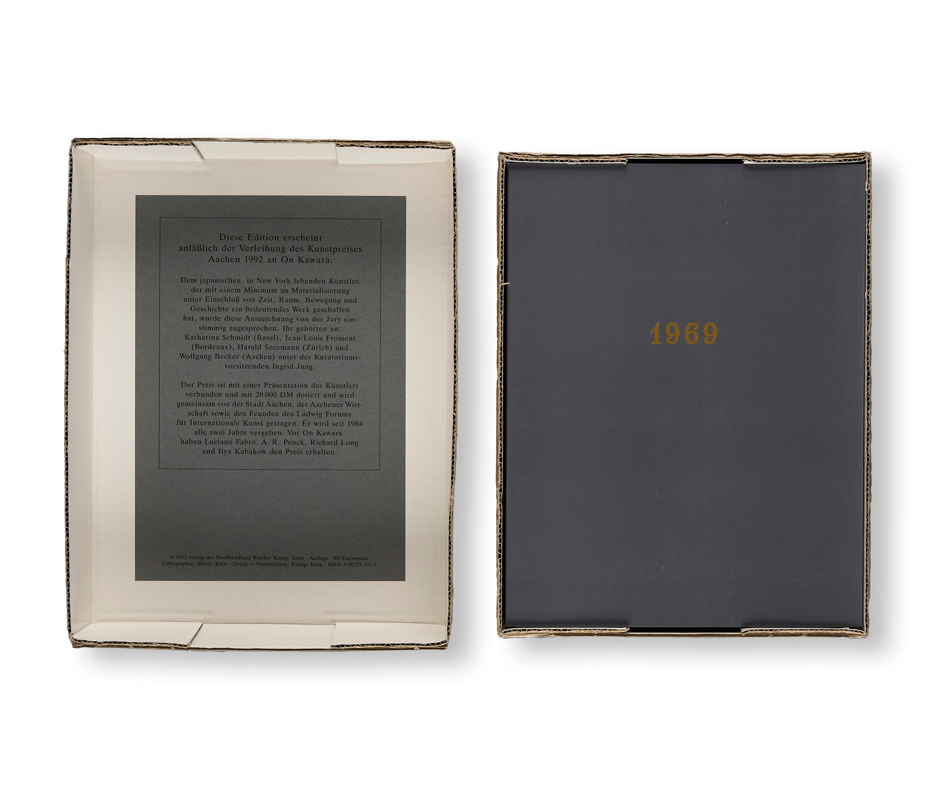 I WENT, I MET, I READ, JOURNAL: 1969. by On Kawara