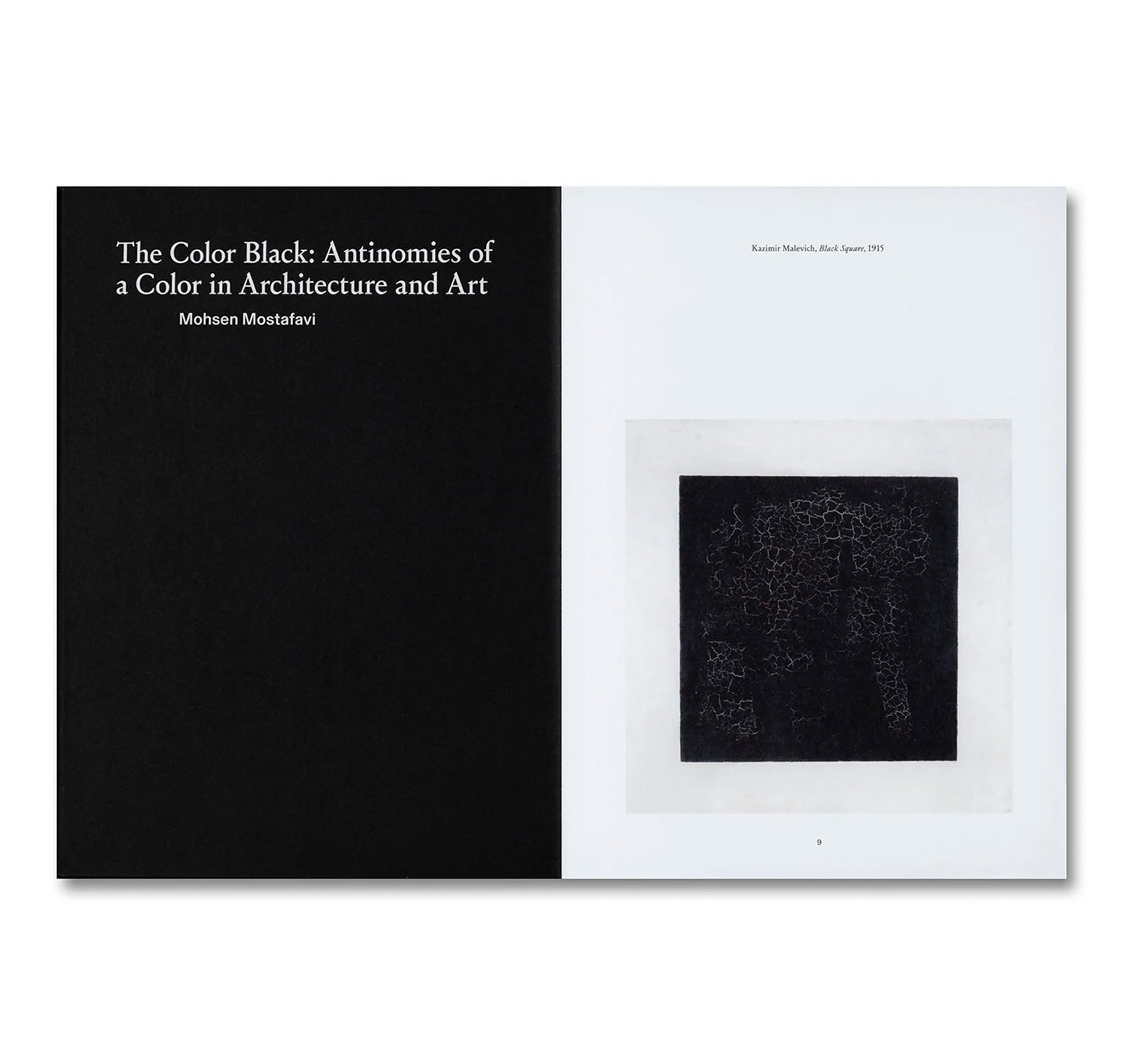 THE COLOR BLACK: ANTINOMIES OF A COLOR IN ARCHITECTURE AND ART by Mohsen Mostafavi, Max Raphael [SIGNED]