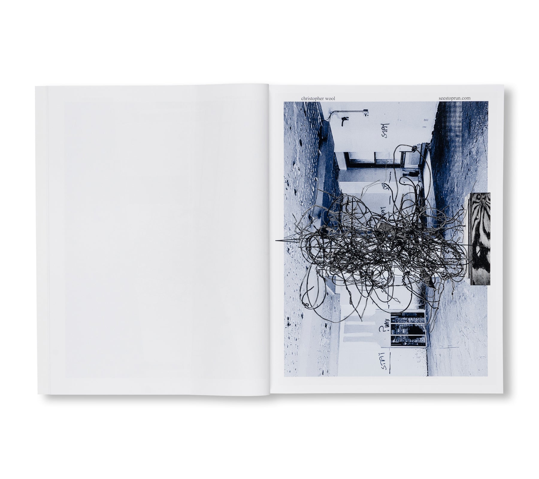 SEE STOP RUN by Christopher Wool