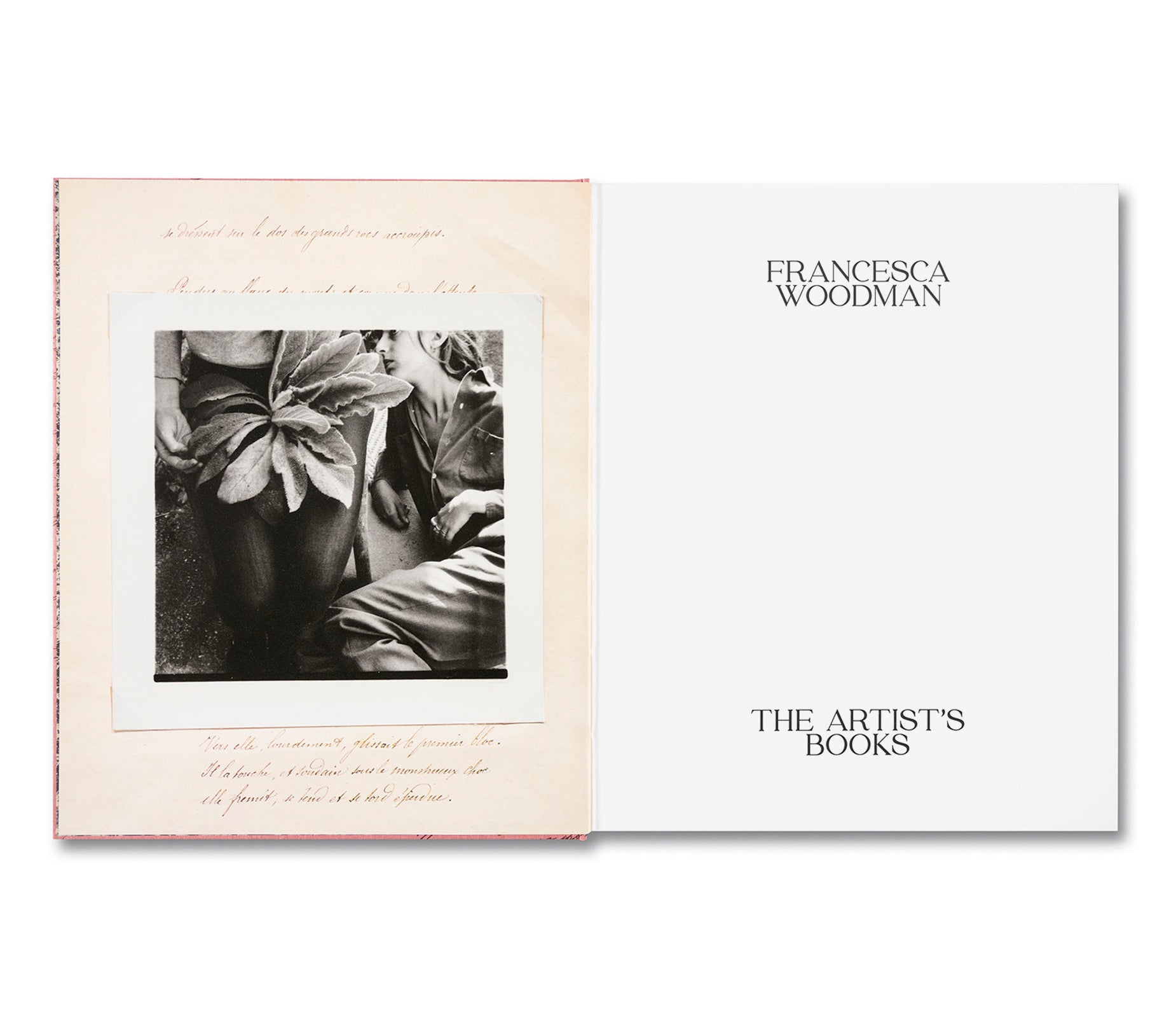 THE ARTIST’S BOOKS by Francesca Woodman