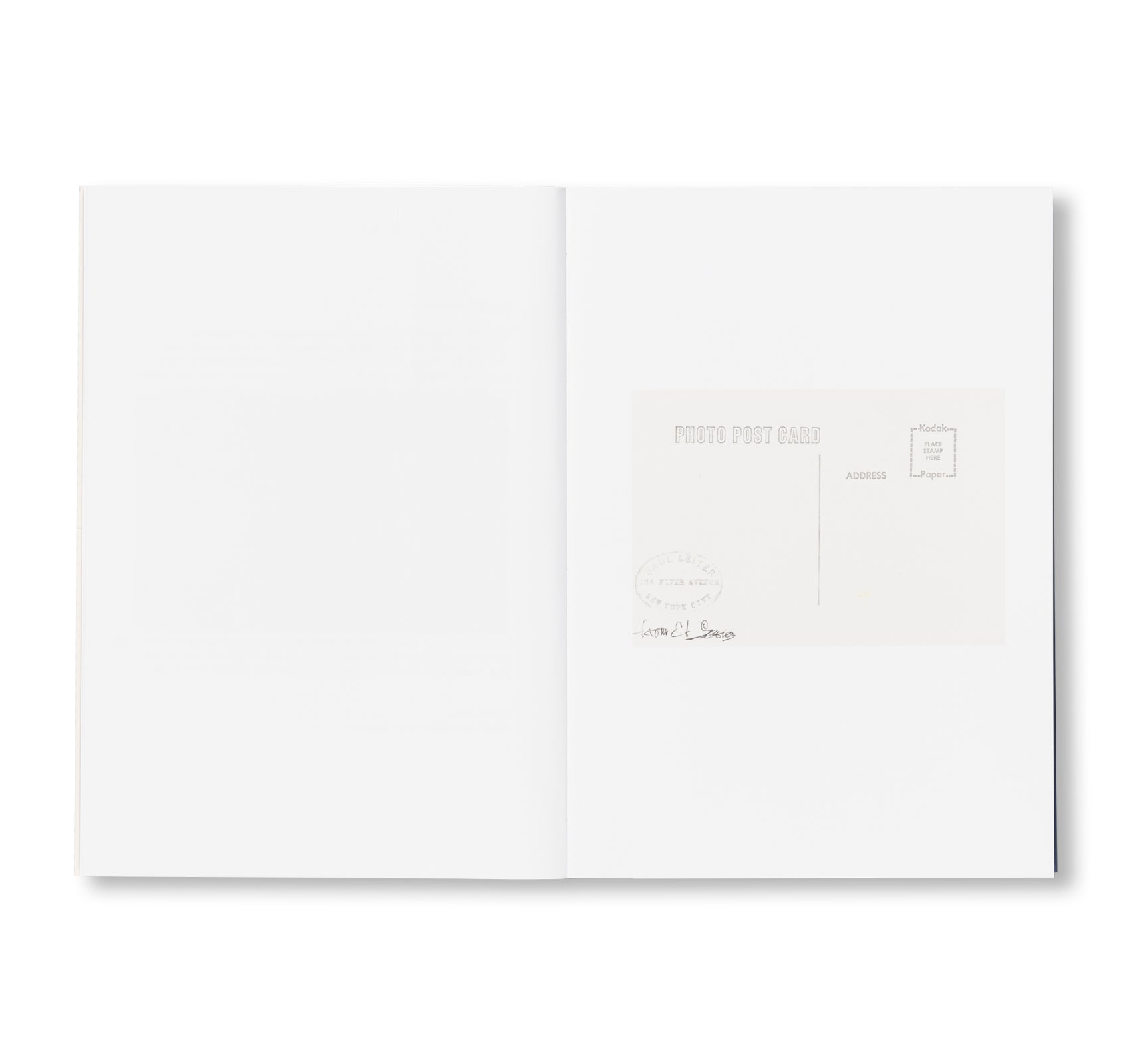 CARTE POSTALE by Saul Leiter