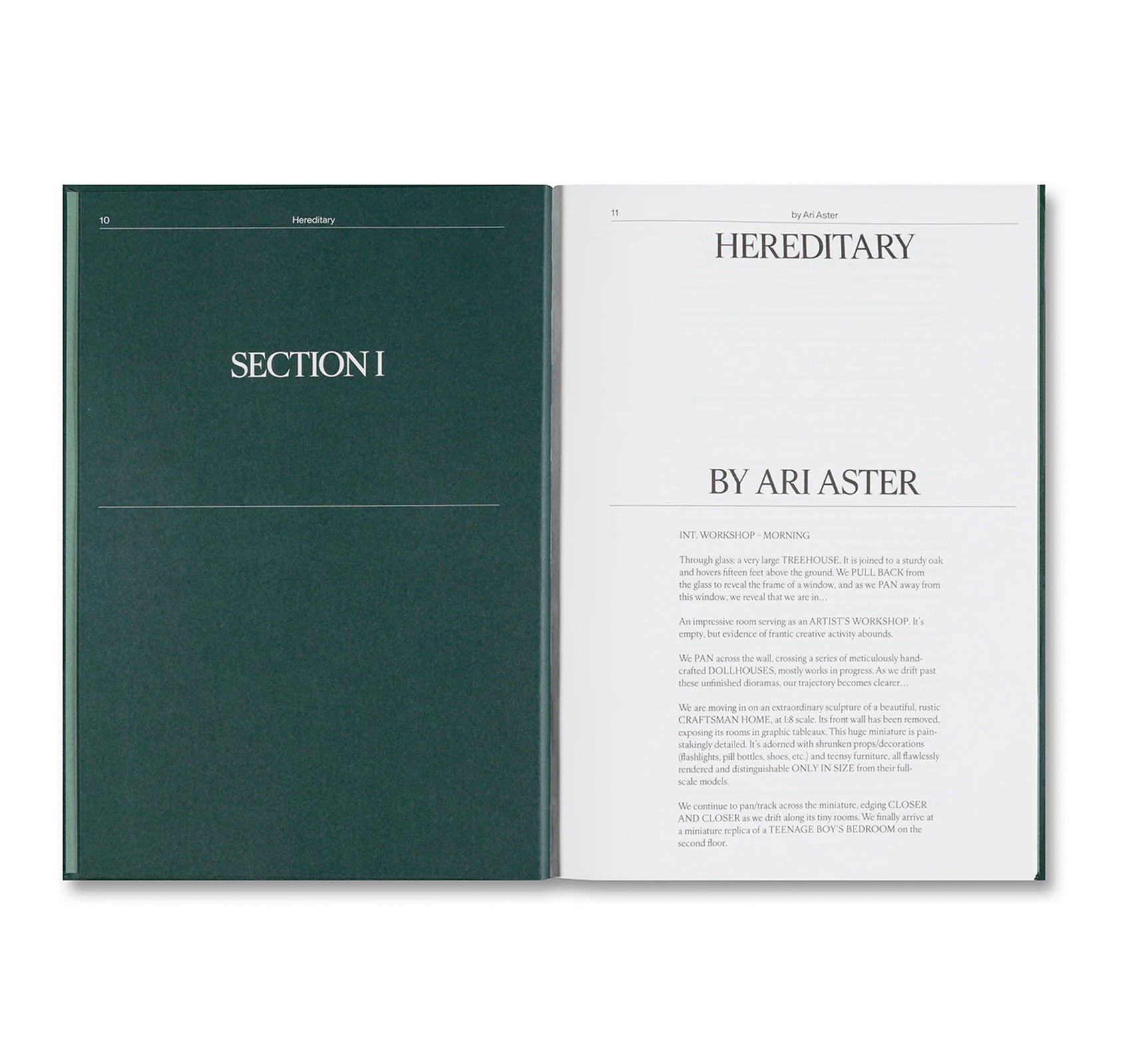 HEREDITARY SCREENPLAY BOOK by Ari Aster