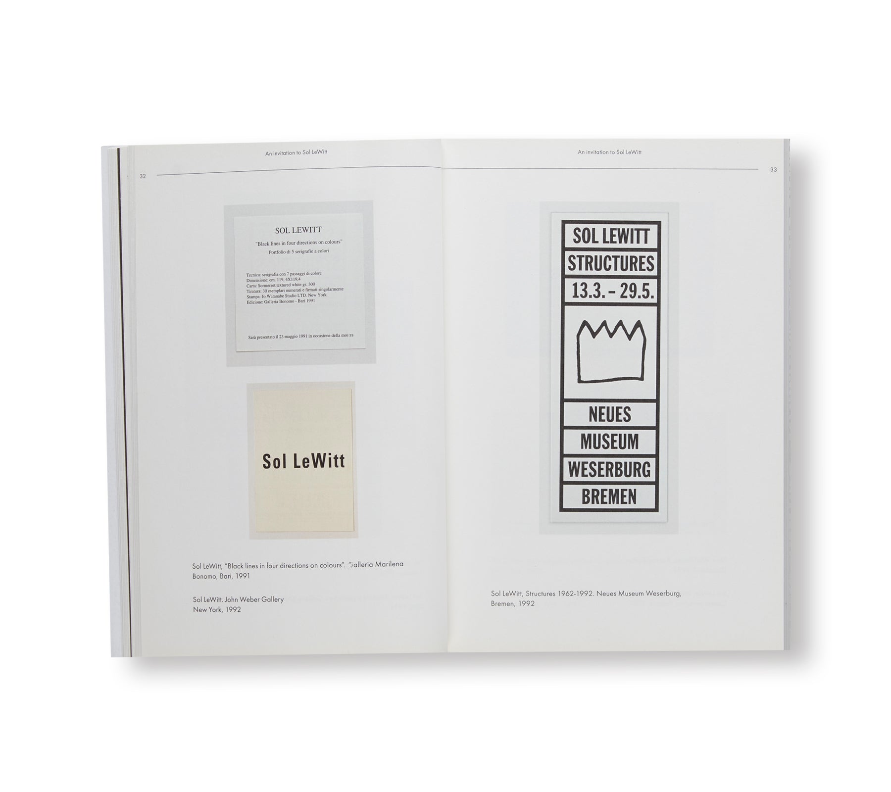 AN INVITATION TO SOL LEWITT by Sol LeWitt