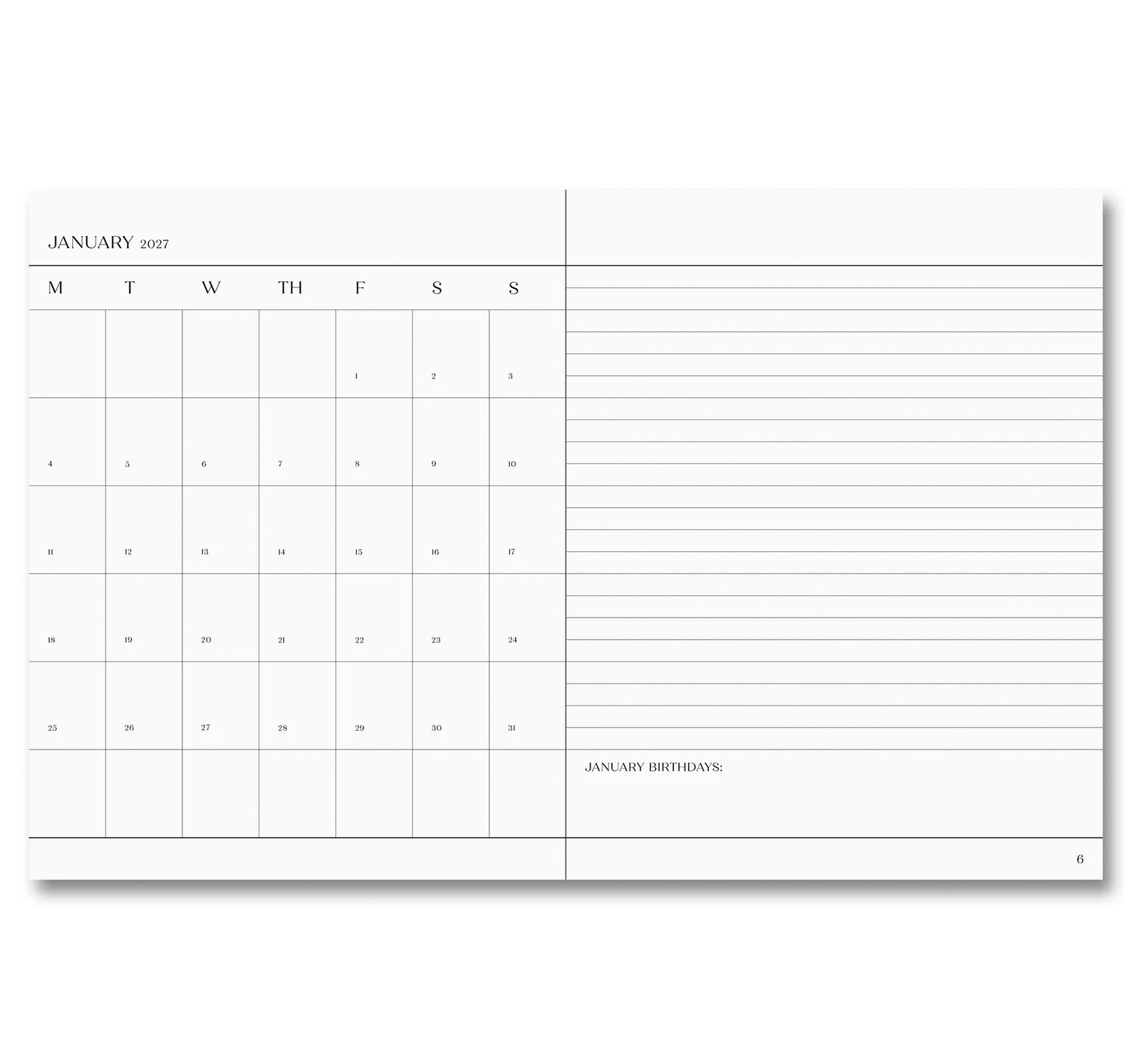THE IMPORTANT FLOWERS PLANNER 2027 by Sofia Coppola