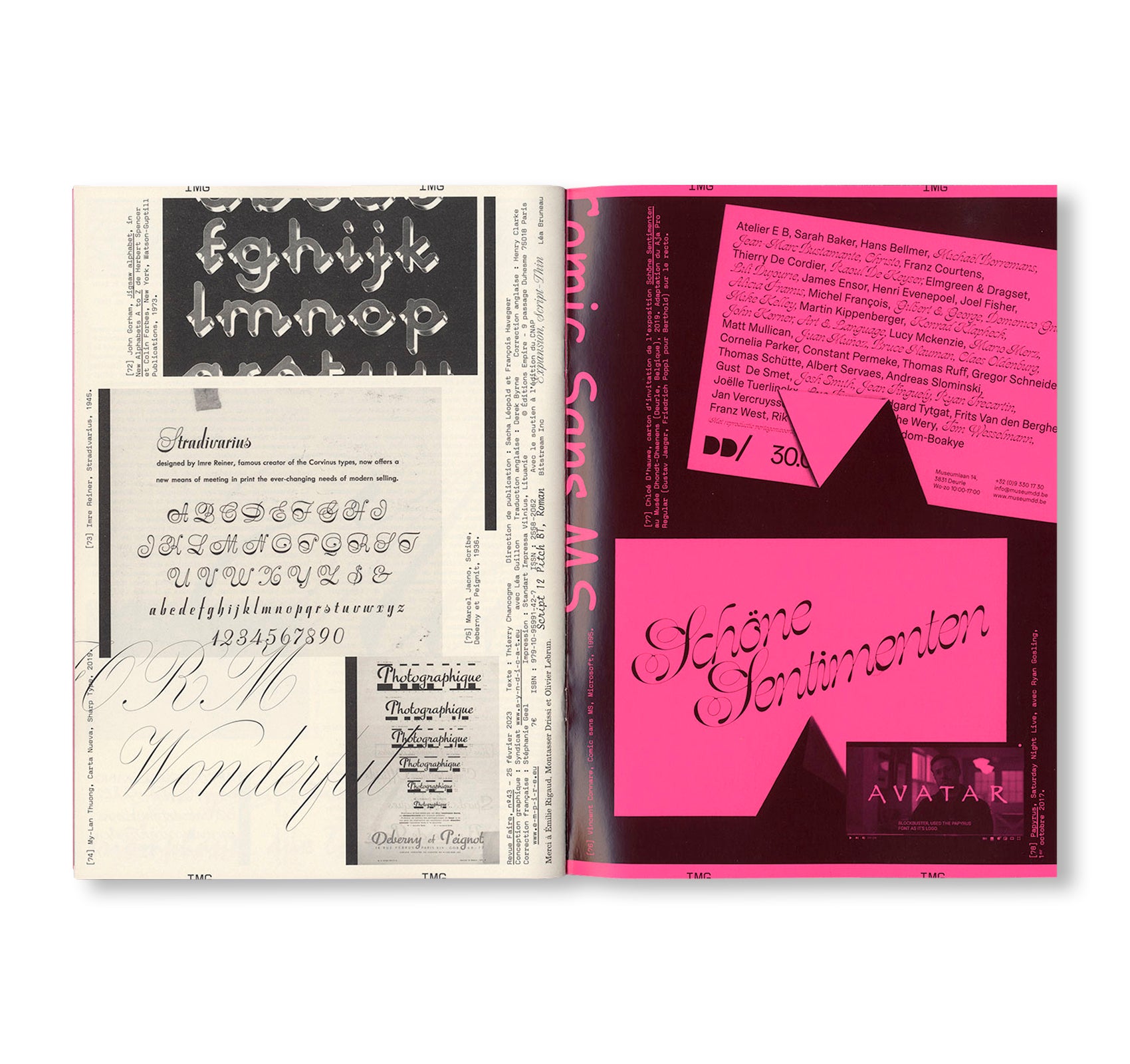 REVUE FAIRE – TO LOOK AT THINGS #43: A TYPEFACE: “TYPOGRAPHIC WRITING”