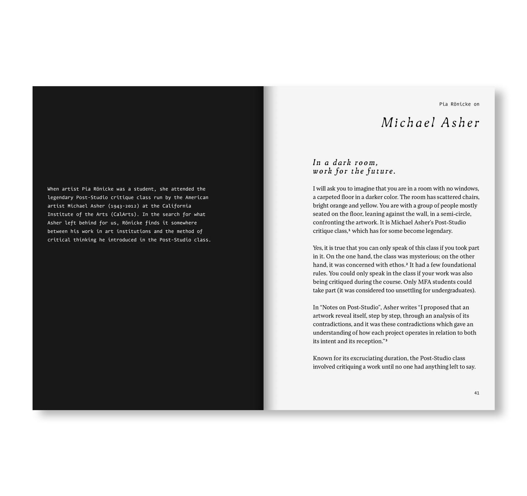 TWILIGHTS: ESSAYS ON ARTISTS’ LATE WORK