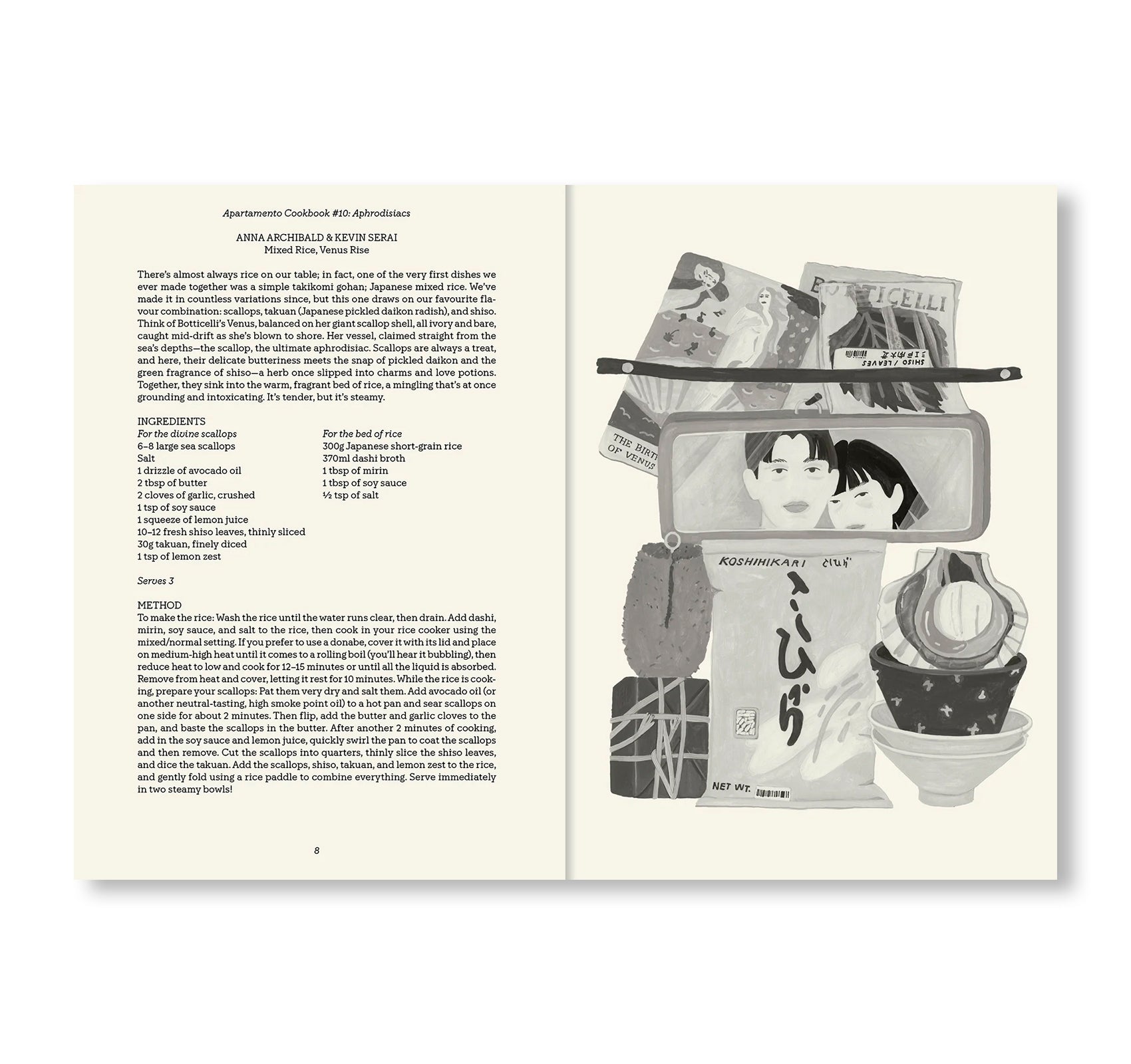 APARTAMENTO COOKBOOK #10: APHRODISIACS