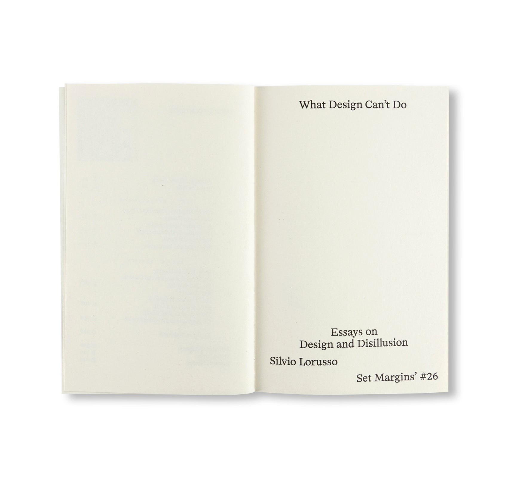 WHAT DESIGN CAN’T DO by Silvio Lorusso [SECOND EDITION]