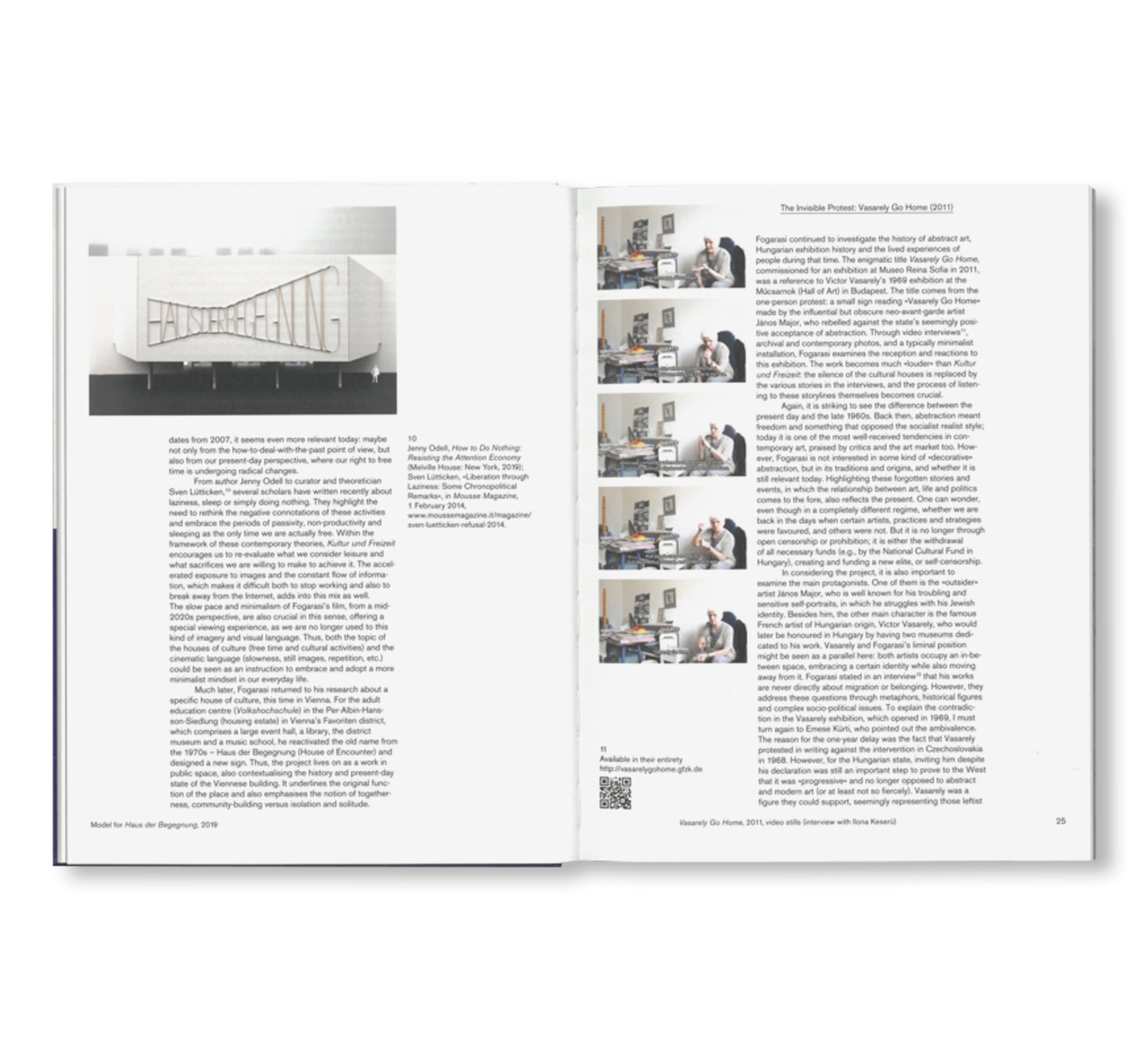 FROM WALL TO WALL: WORKS 2005 – 2025 by Andreas Fogarasi