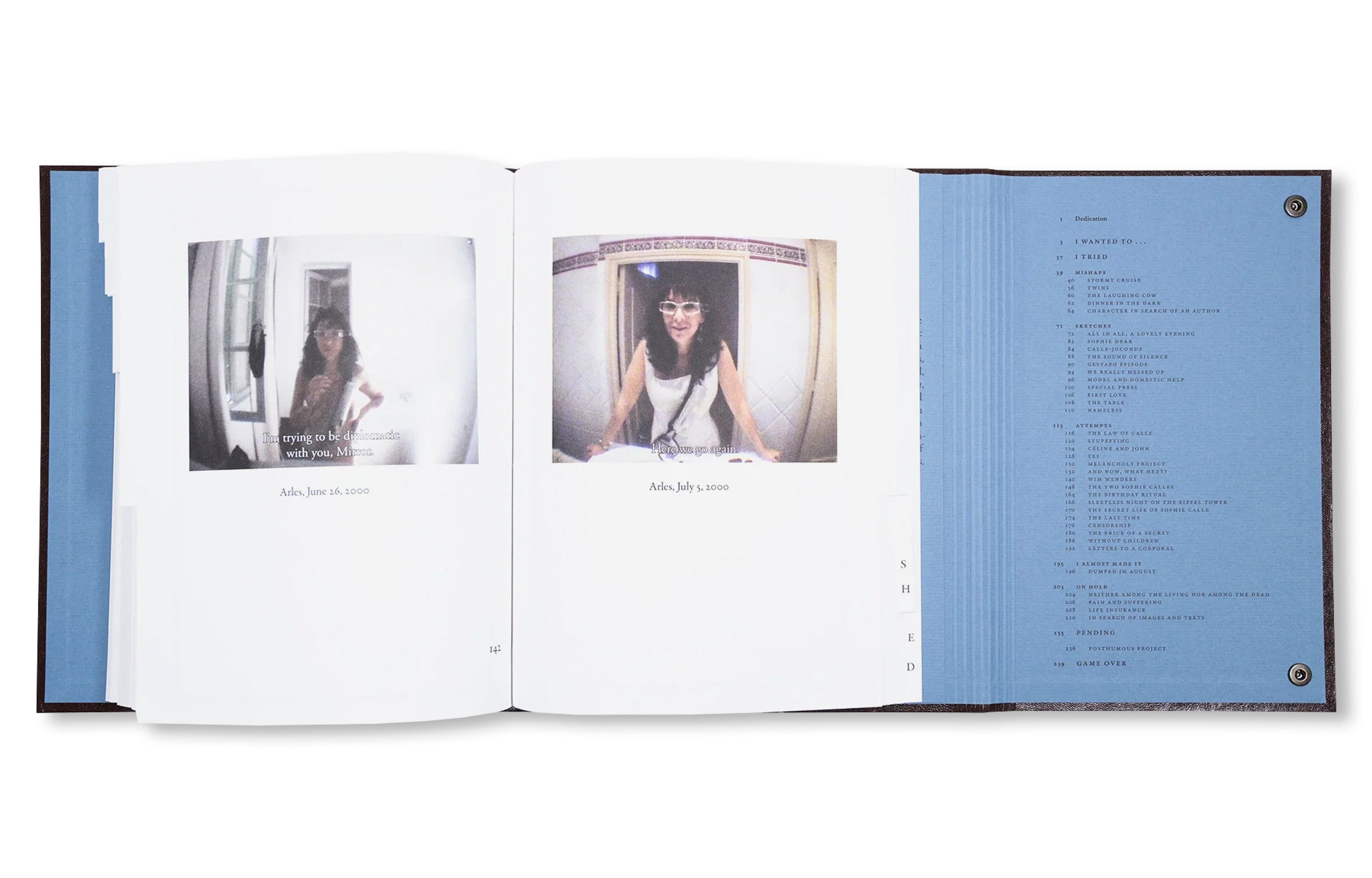 CATALOGUE RAISONNÉ OF THE UNFINISHED by Sophie Calle