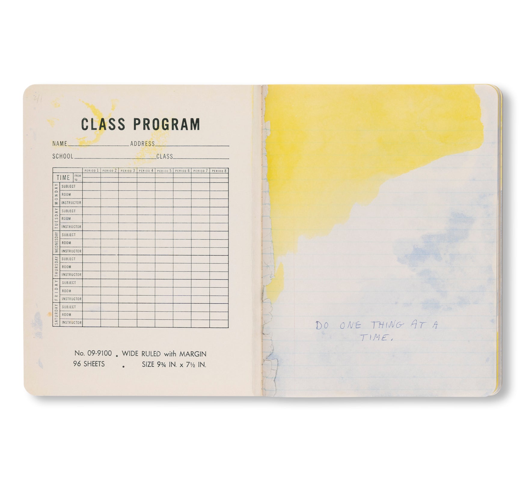PAUL THEK: NOTEBOOK #41, 1977 by Paul Thek