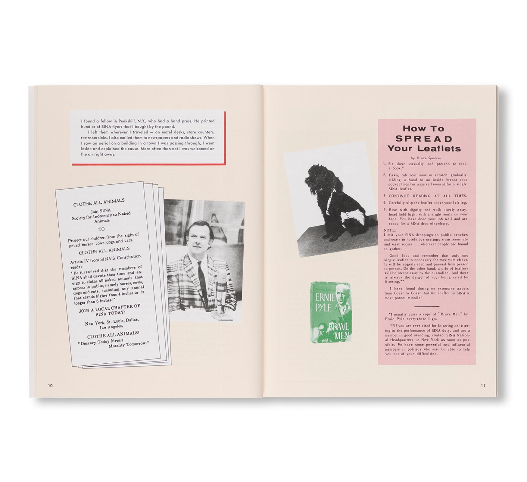 INSIDE SINA: THE SOCIETY FOR INDECENCY TO NAKED ANIMALS by Alan & Jeanne Abel