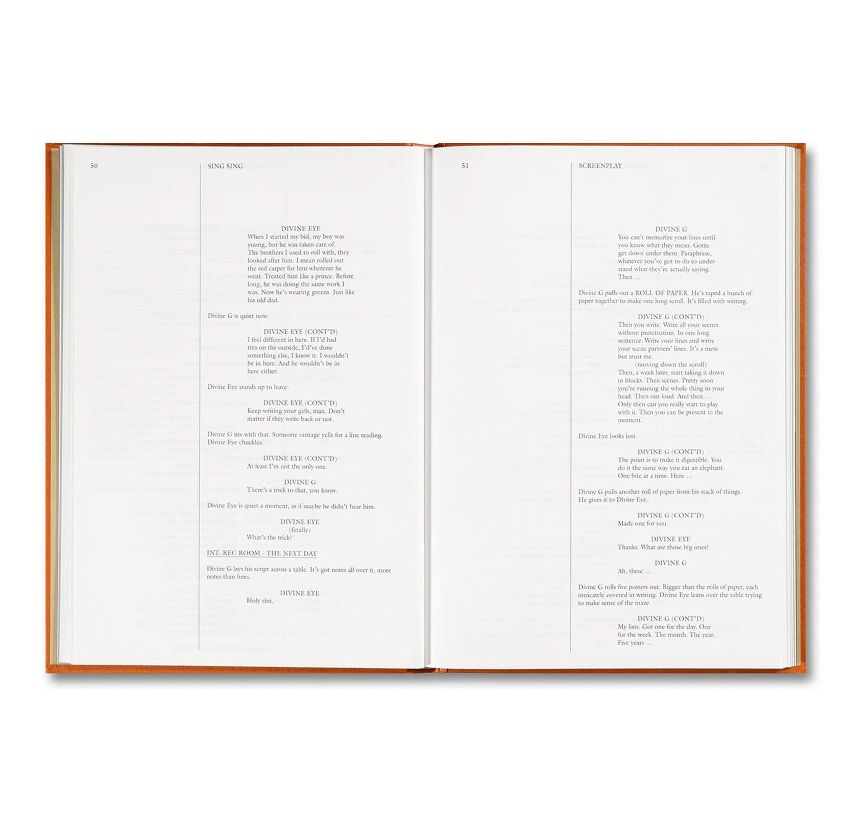 SING SING SCREENPLAY BOOK by Greg Kwedar
