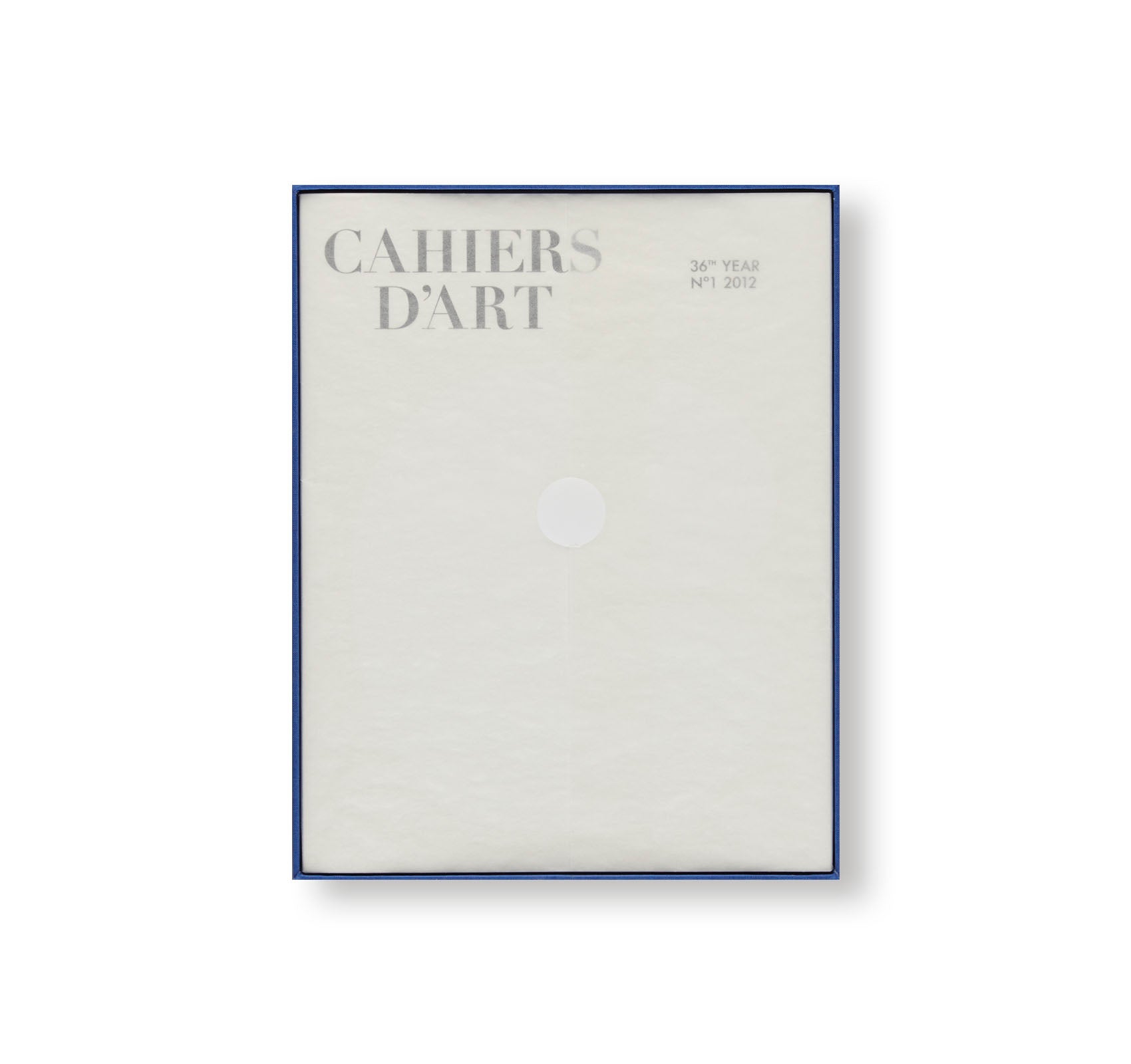 REVUE CAHIERS D’ART, 2012, N°1, ELLSWORTH KELLY by Ellsworth Kelly [LIMITED EDITION]