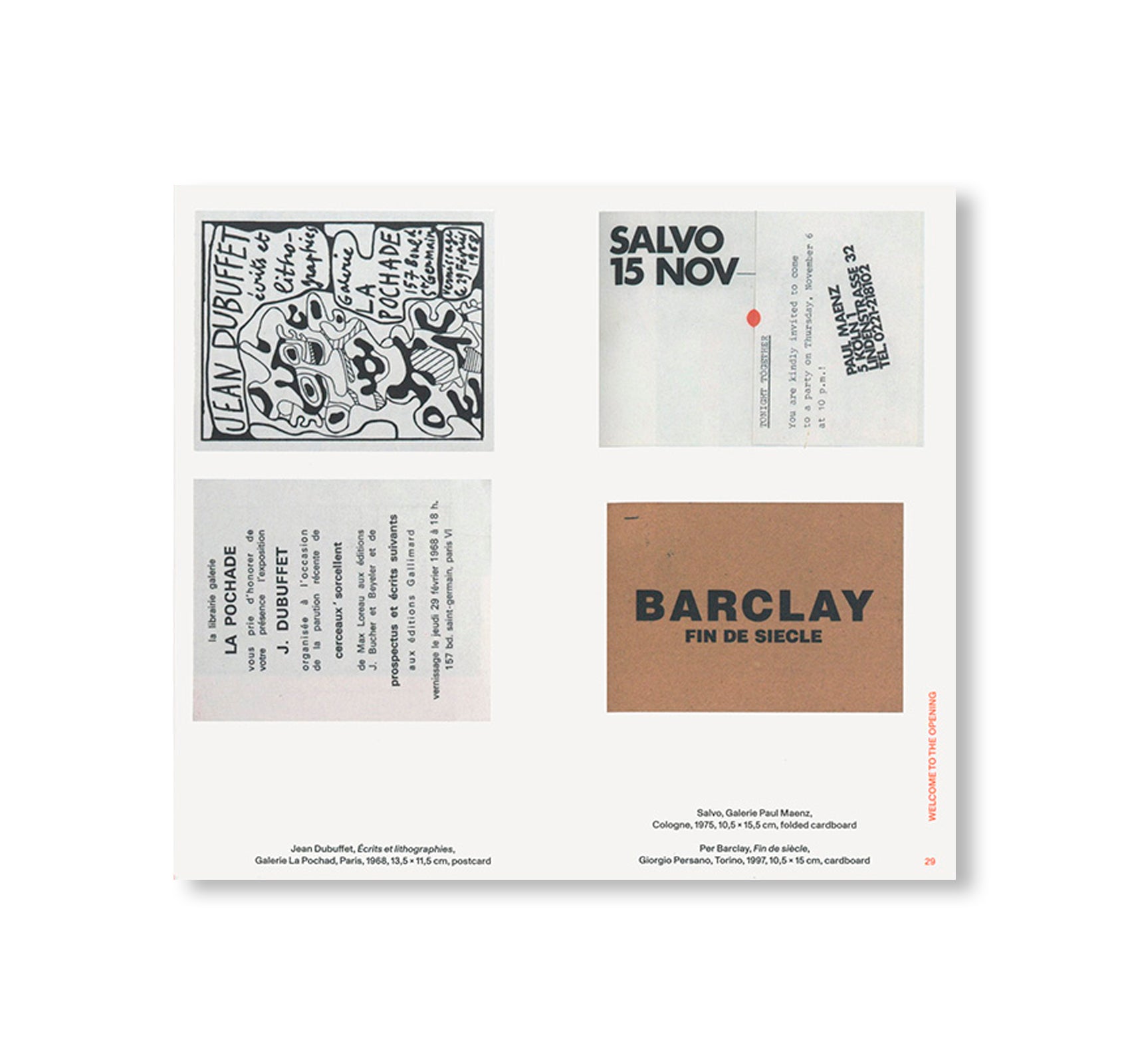 A WORK WILL BE SHOWN. ARTIST’S INVITATIONS AND ANNOUNCEMENTS 1960-2020 by Maurizio Nannucci