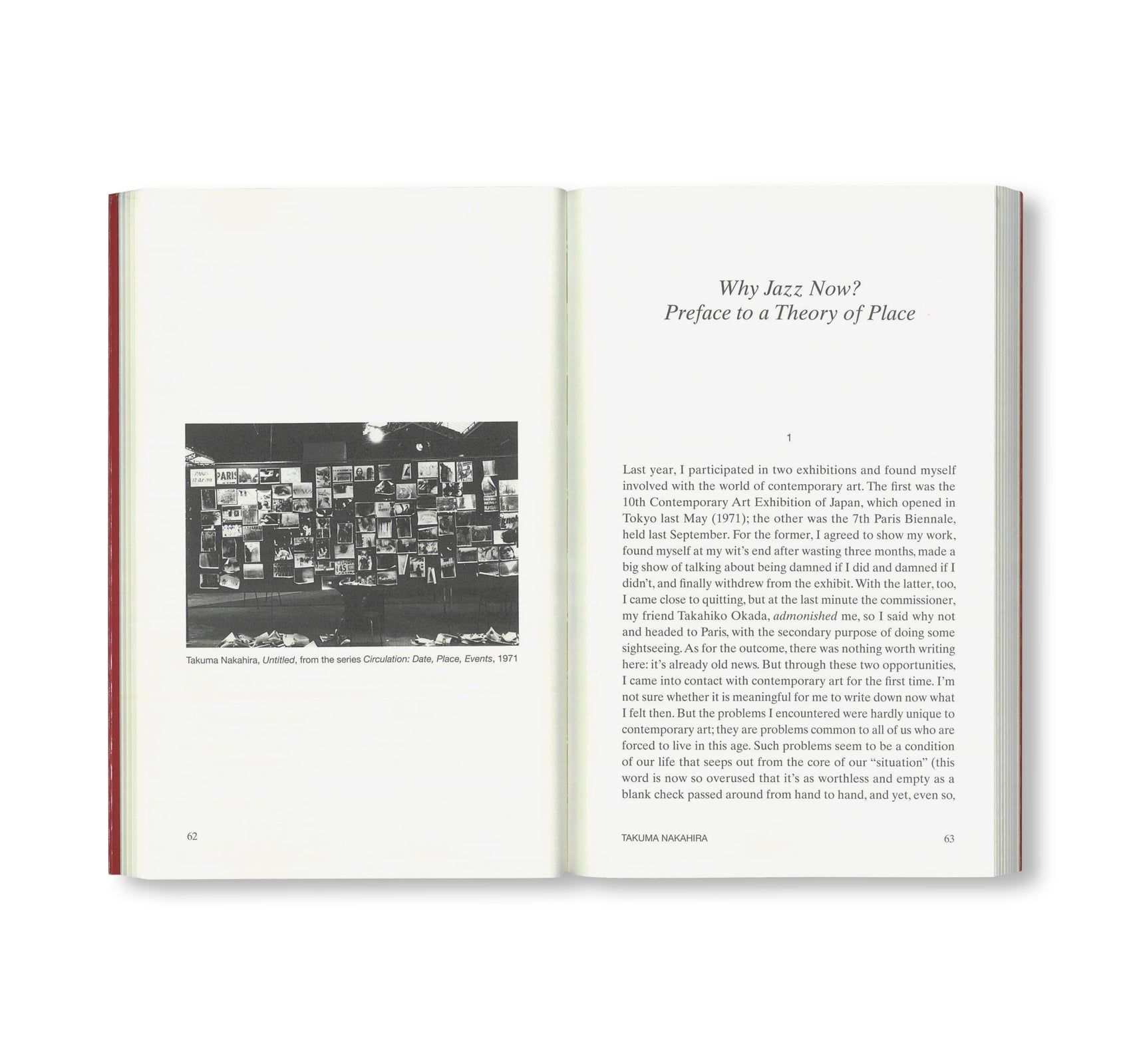 AT THE LIMITS OF THE GAZE: SELECTED WRITINGS BY TAKUMA NAKAHIRA by Takuma Nakahira