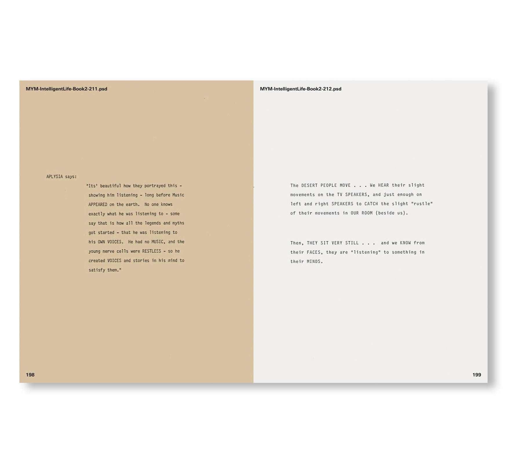INTELLIGENT LIFE by Maryanne Amacher